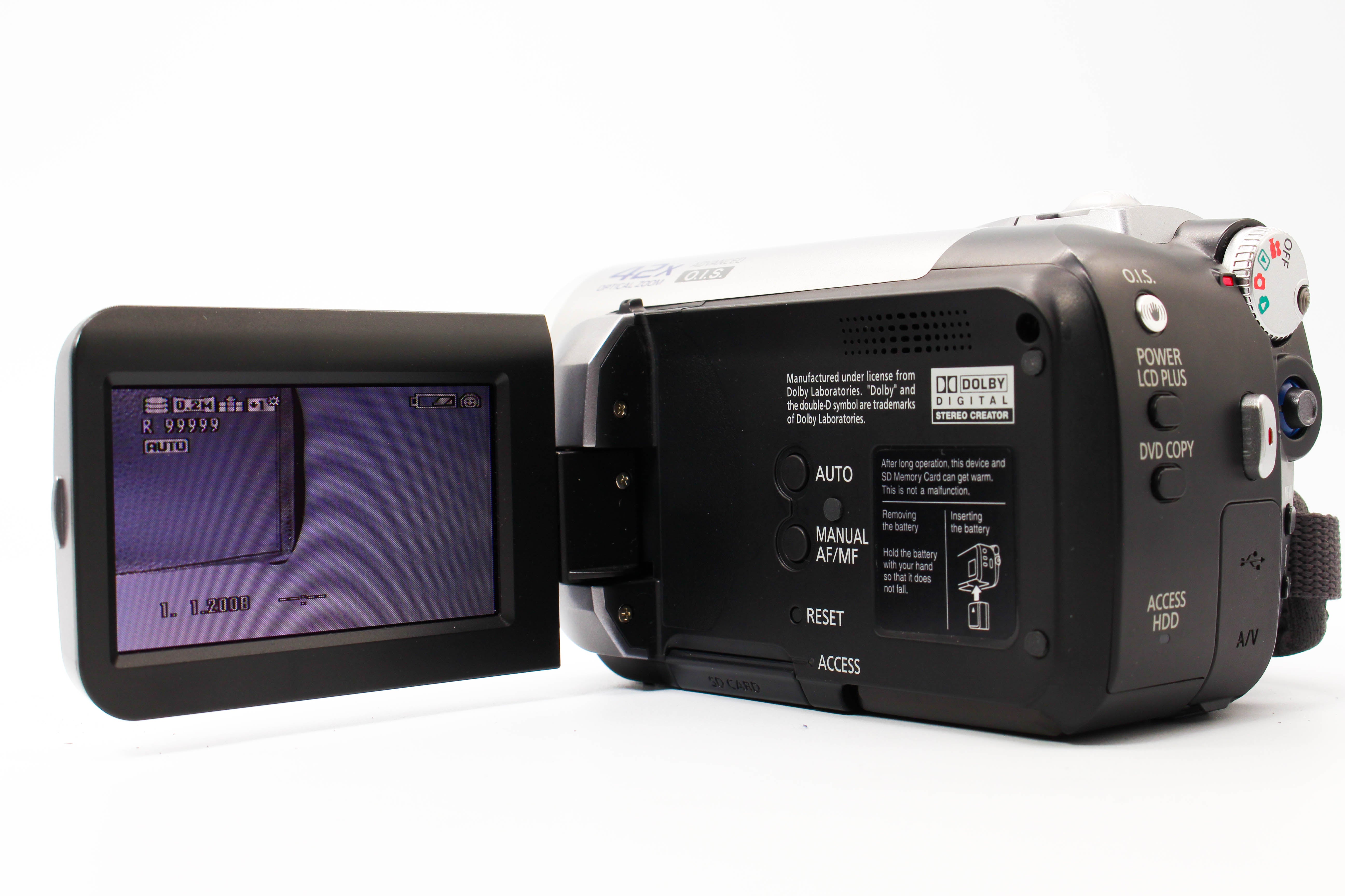 Panasonic SDR-H40 HD HDD Digital Video Camcorder - Tested Bundle Excellent
