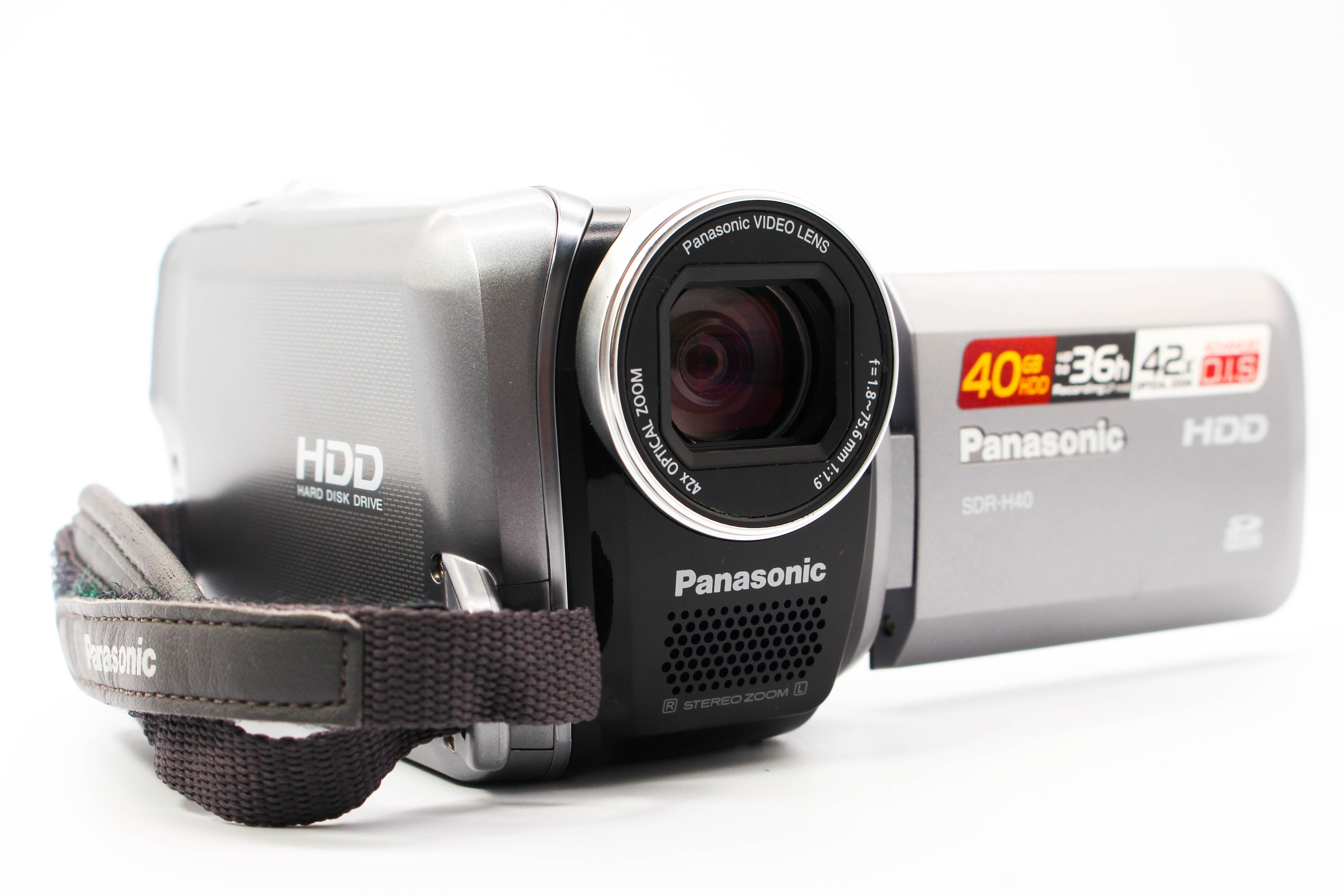 Panasonic SDR-H40 HD HDD Digital Video Camcorder - Tested Bundle Excellent