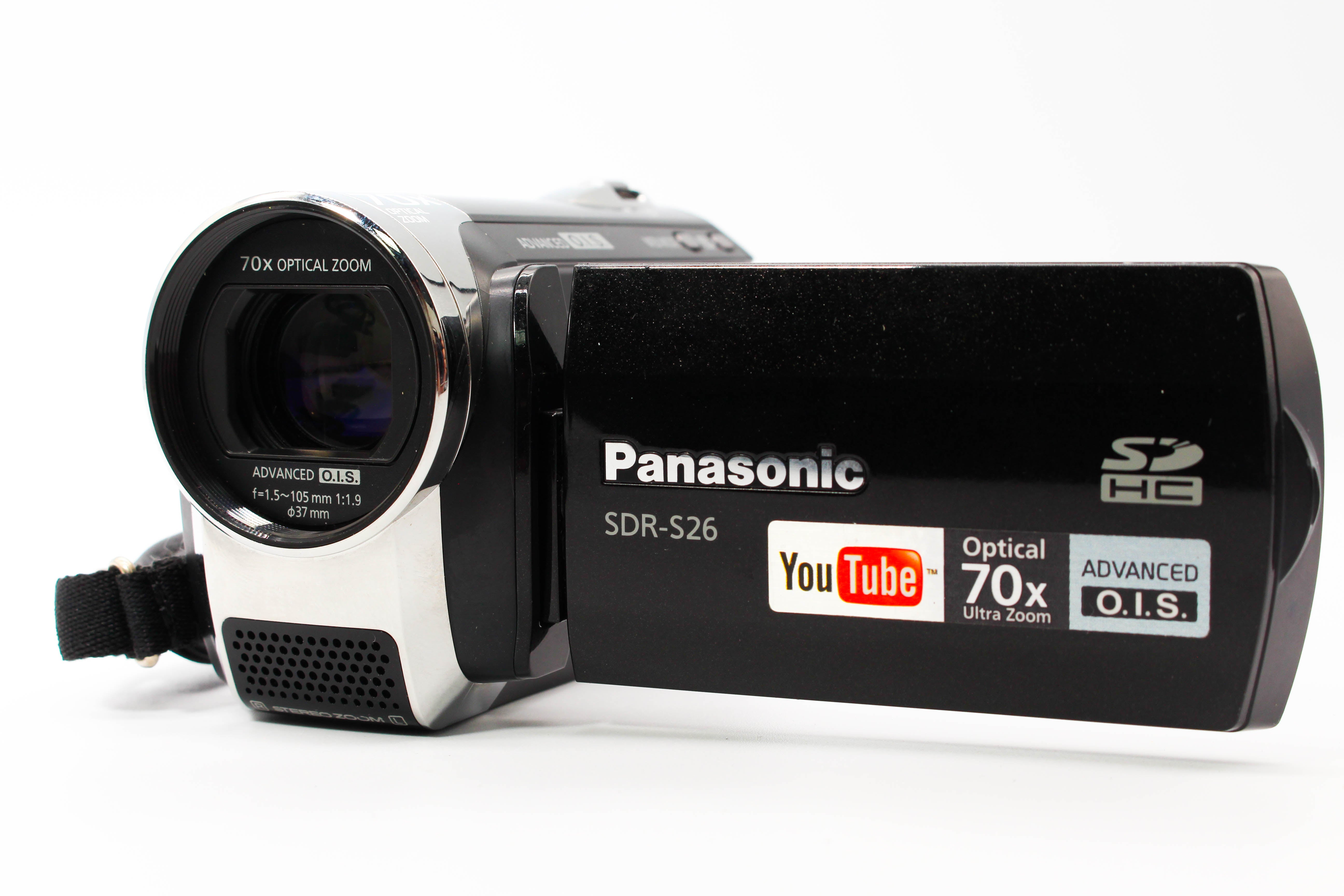 Panasonic SDR-S26 HD HDD Digital Video Camcorder - Tested Bundle Excellent