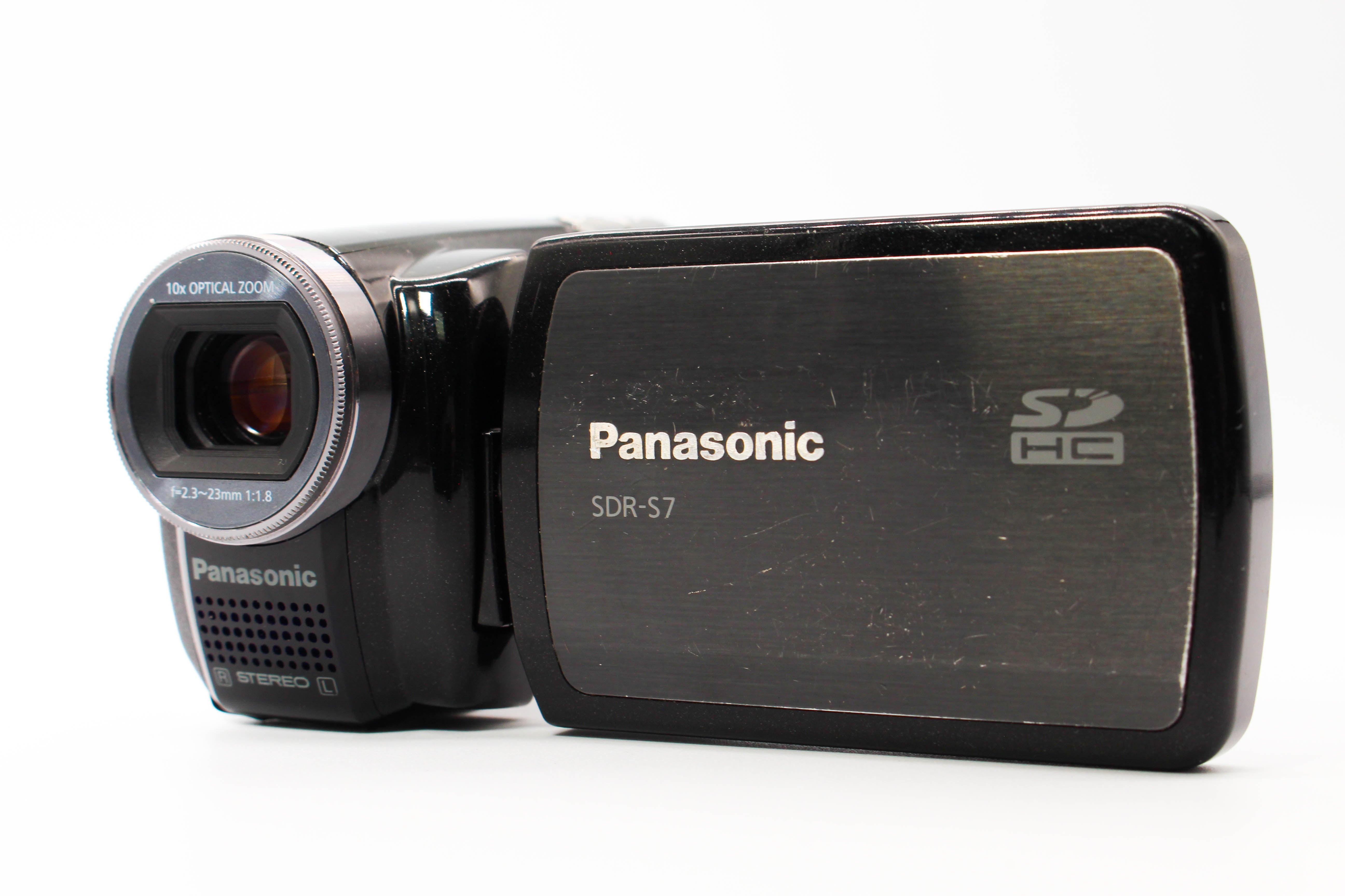 Panasonic SDR-S7 HD SD Card Digital Video Camcorder - Tested Bundle Excellent