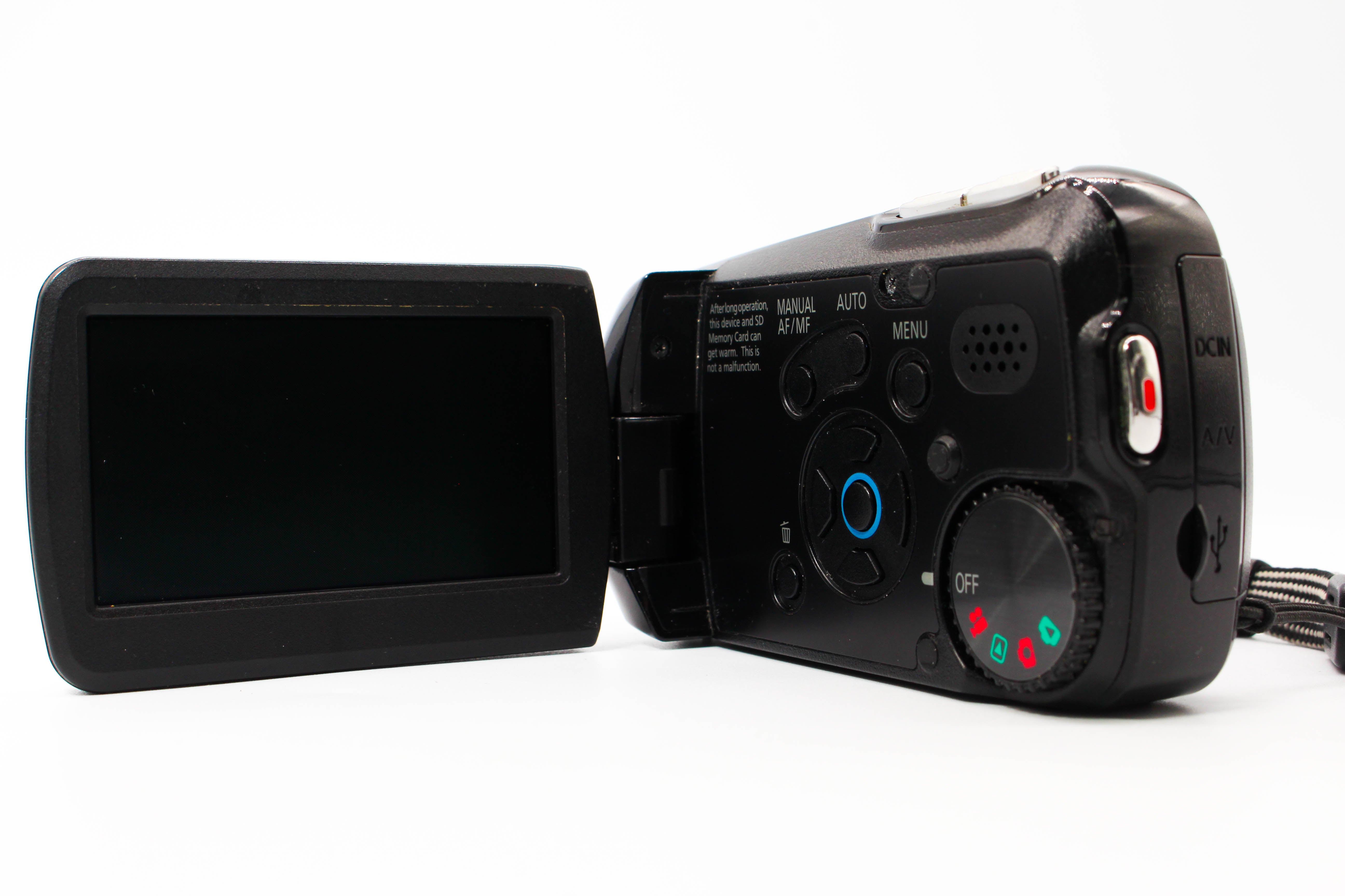 Panasonic SDR-S7 HD SD Card Digital Video Camcorder - Tested Bundle Excellent