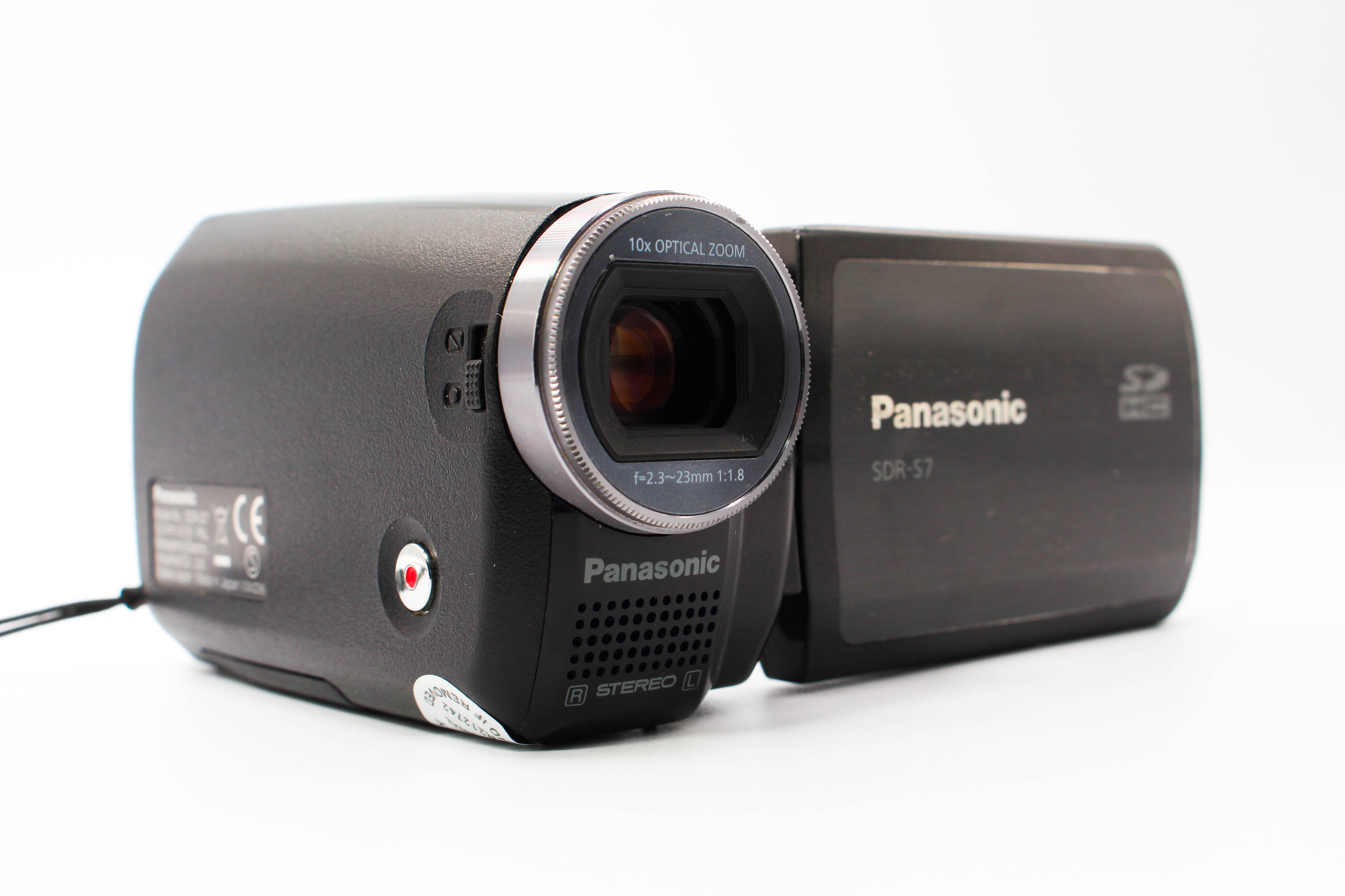 Panasonic SDR-S7 HD SD Card Digital Video Camcorder - Tested Bundle Excellent