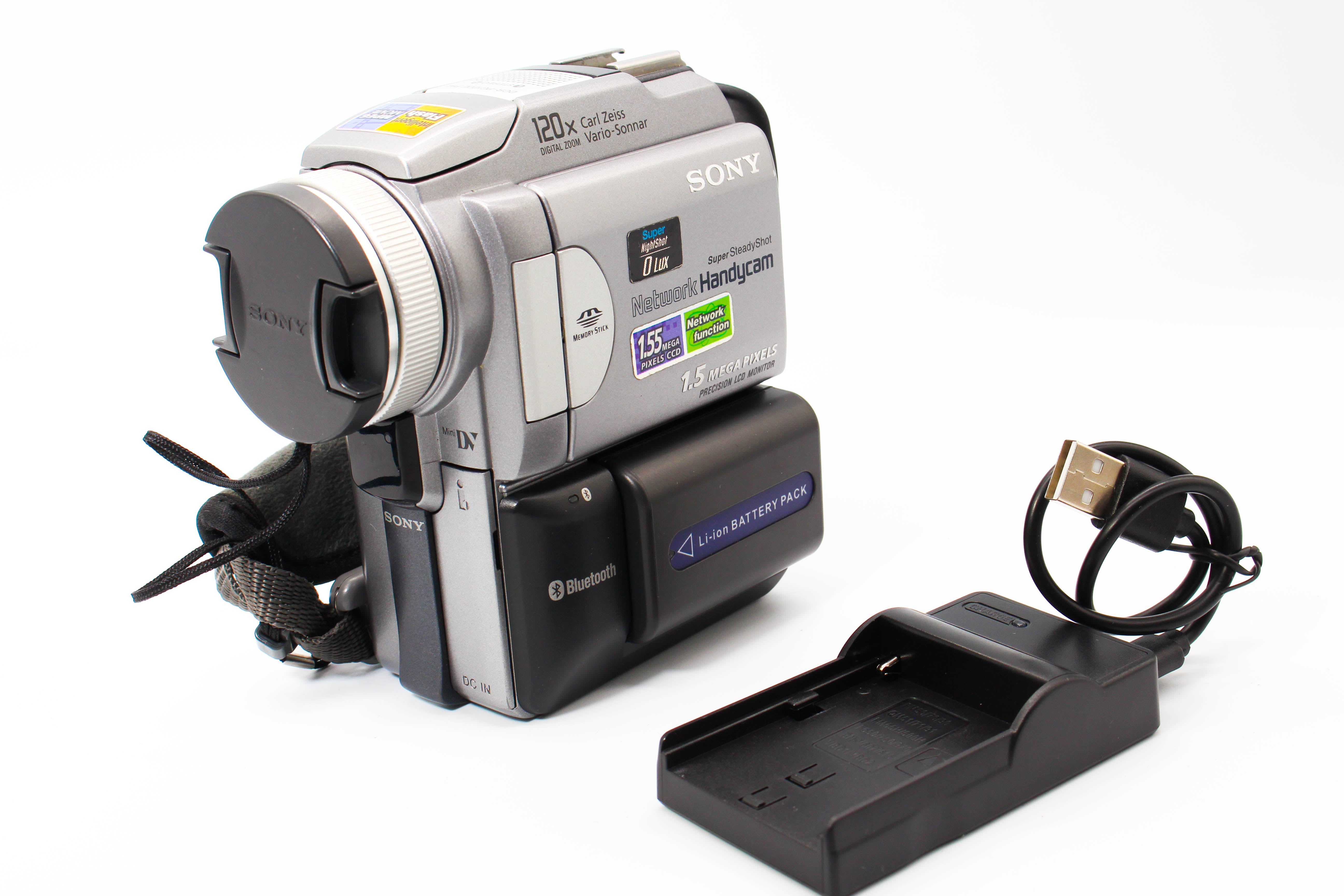 Sony DCR-PC120E MiniDV Tape Digital Video Camcorder - Tested Bundle Excellent