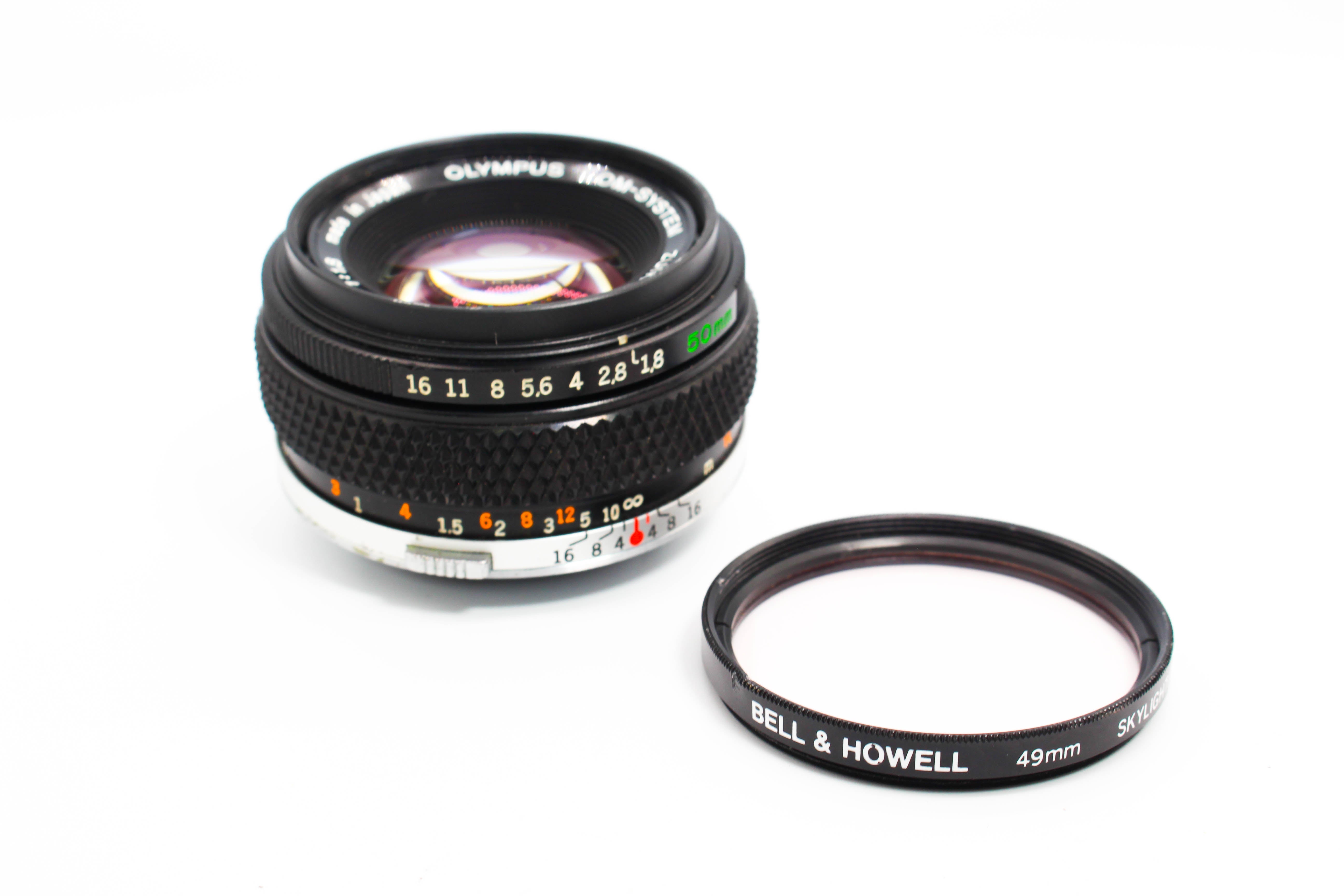 Olympus 50mm f/1.8 Olympus OM Mount Zuiko Auto-s SLR Lens - Tested