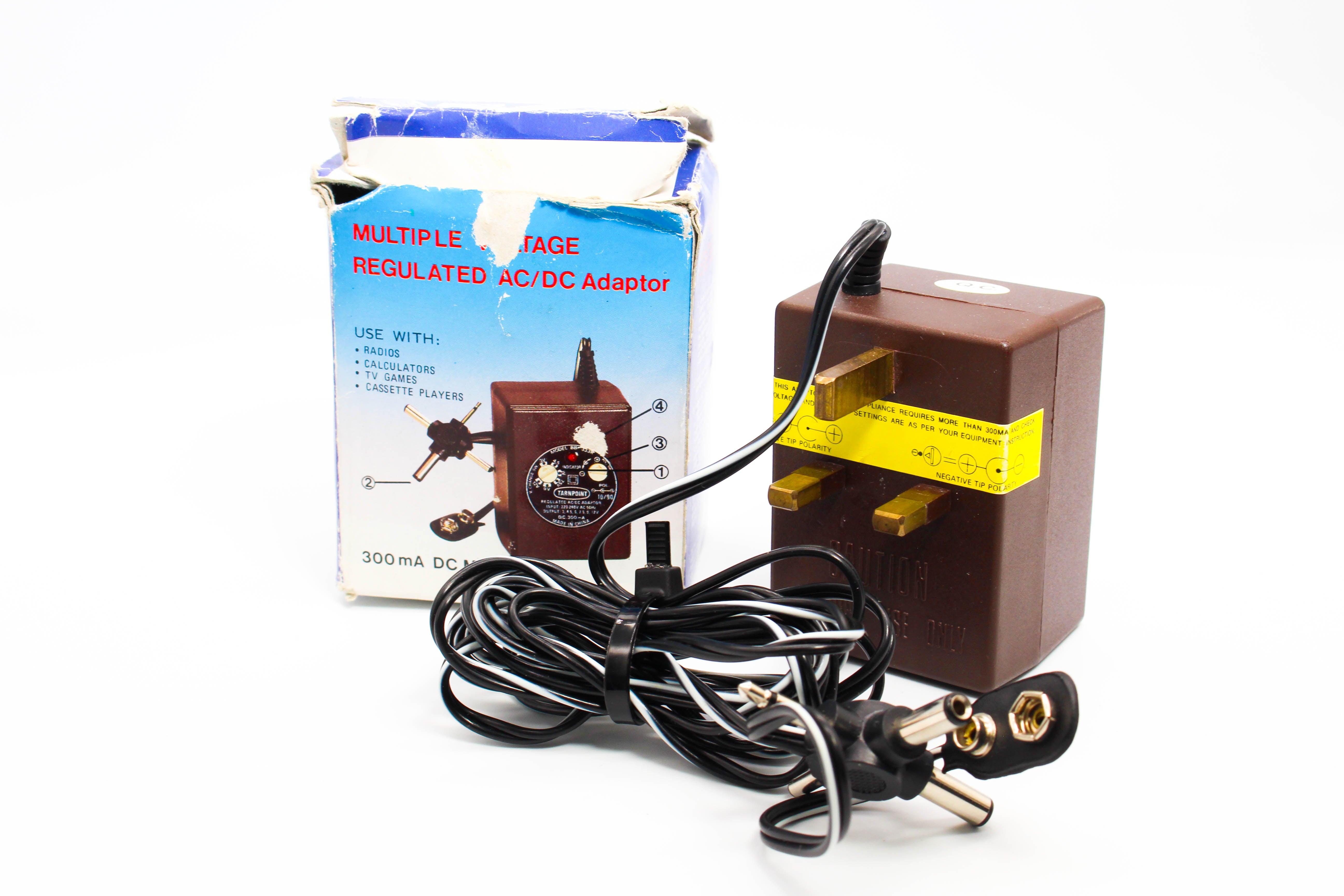 Tarnpoint Deluxe Regulated Voltage AC-DC Adaptor Battery Eliminator BB-333R - Tested