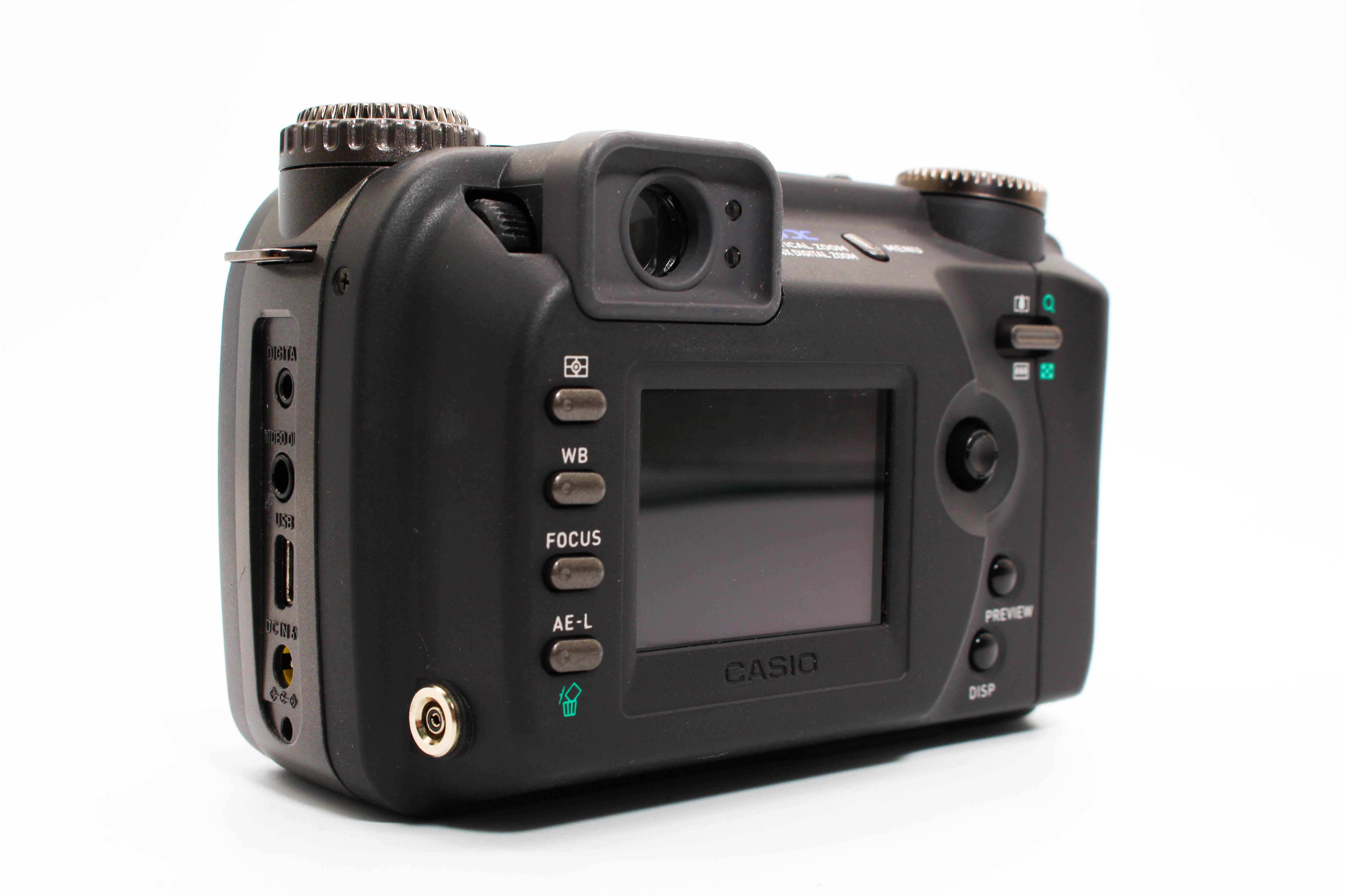 Casio QV-5700 Compact Flash CF Card Retro Photo Digital Camera Digicam - Tested Bundle Good