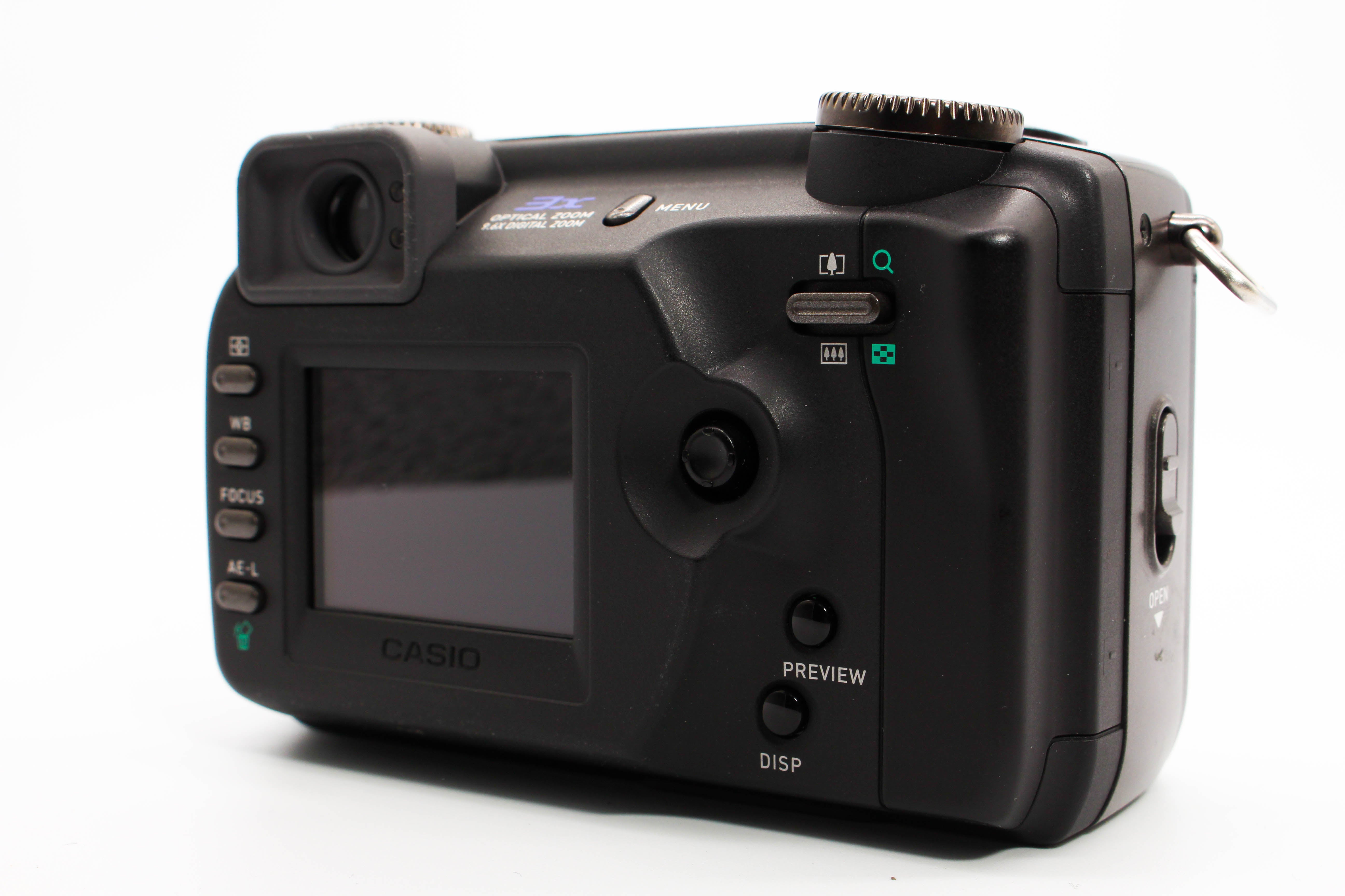 Casio QV-5700 Compact Flash CF Card Retro Photo Digital Camera Digicam - Tested Bundle Good