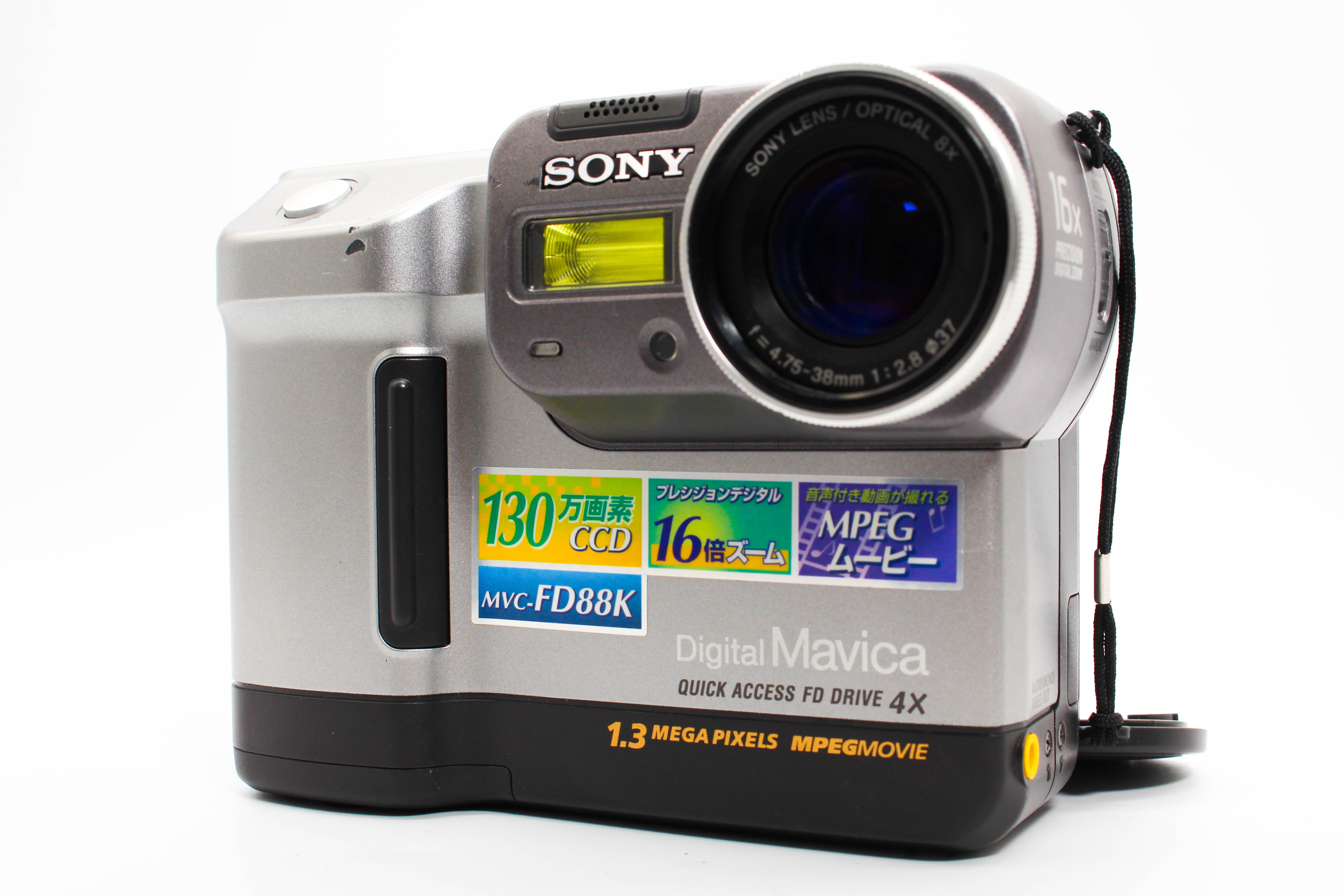Sony MVC-FD88 Digital Mavica Floppy Disk Photo Video Handycam Camcorder Camera - Tested Bundle Excellent