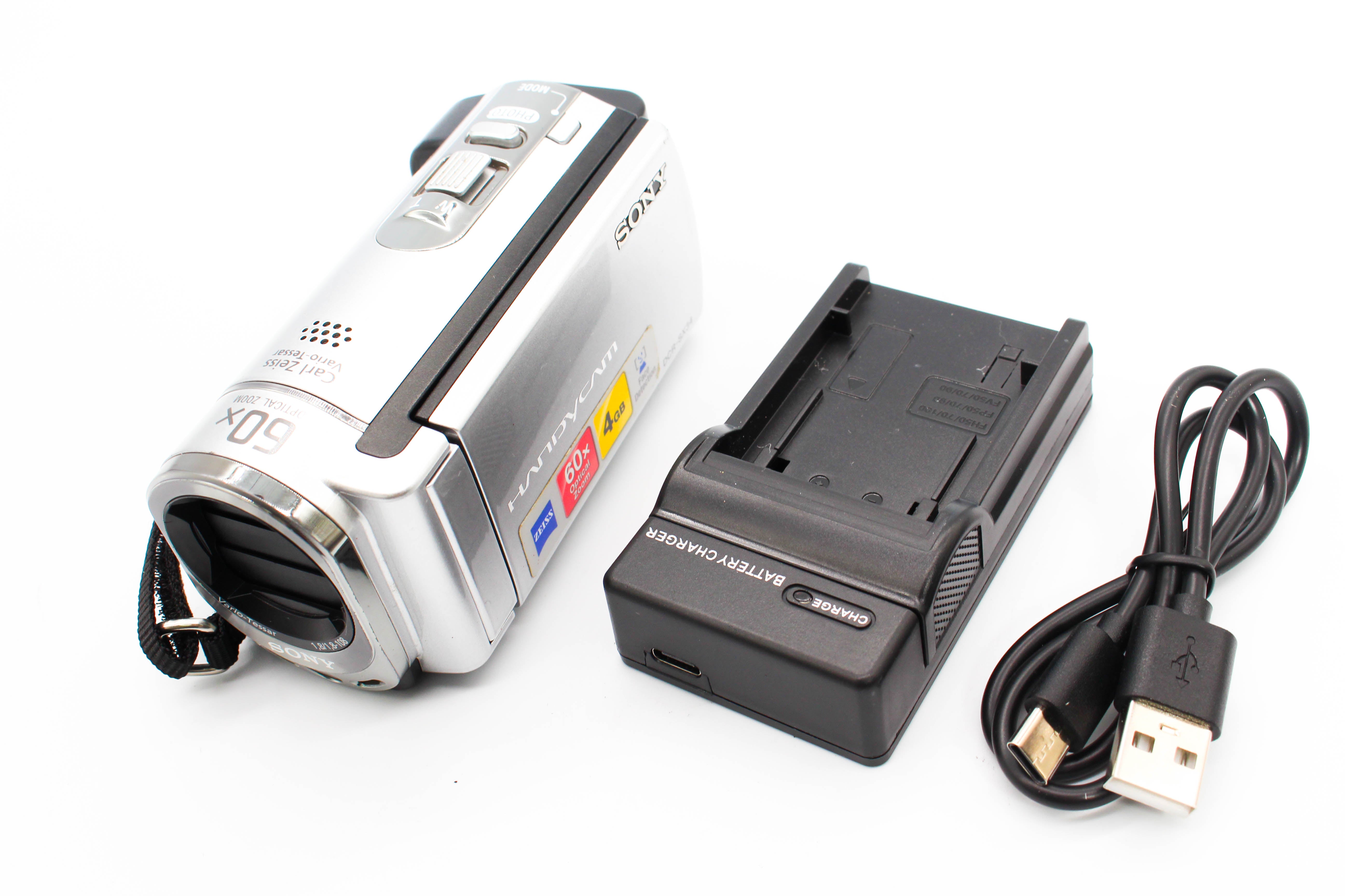 Sony DCR-SX34E SD Card HD Digital Video Handycam Camcorder Camera - Tested Bundle Excellent