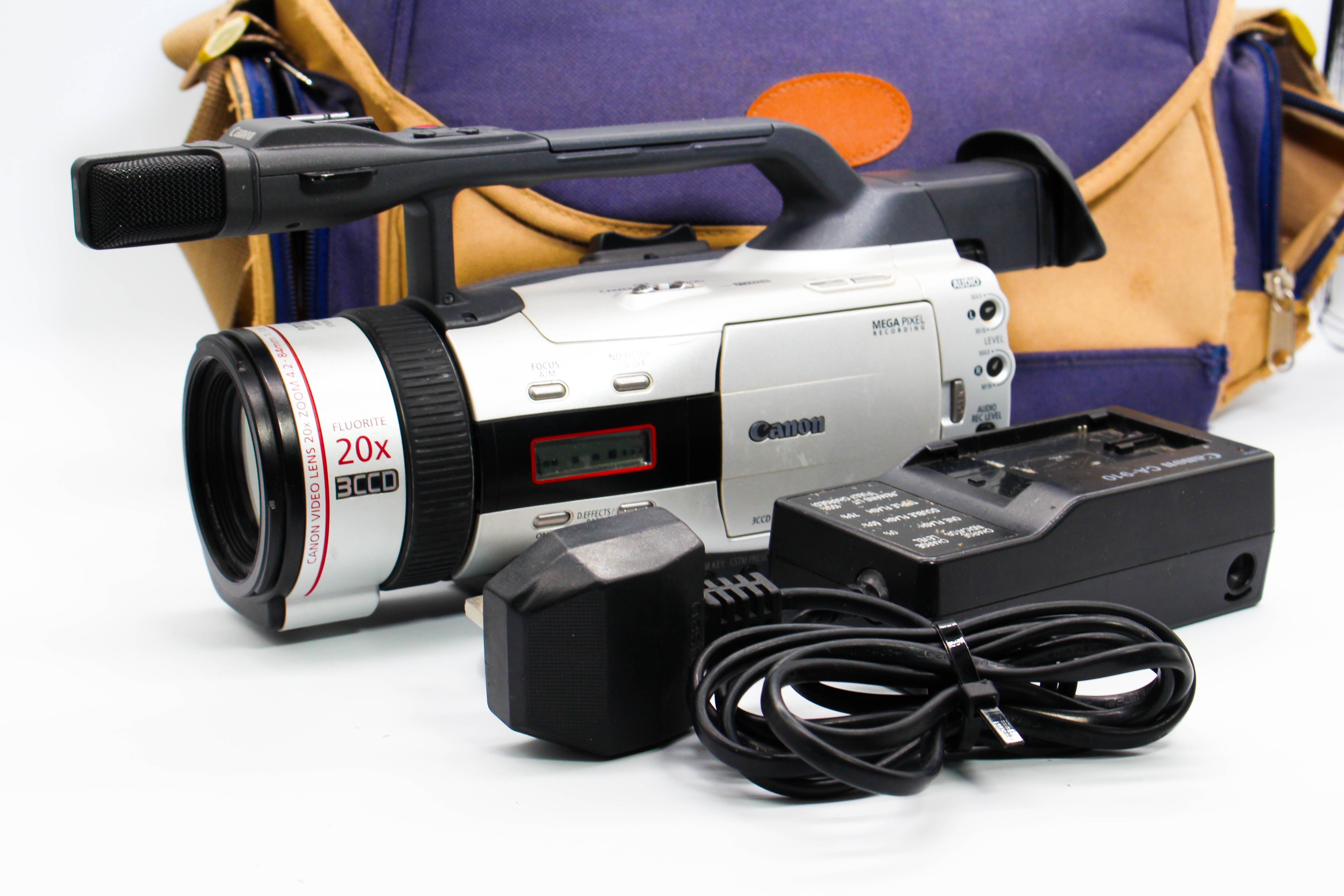 Canon DM-XM2E MiniDV Digital Video Handycam Camcorder Camera - Tested Bundle