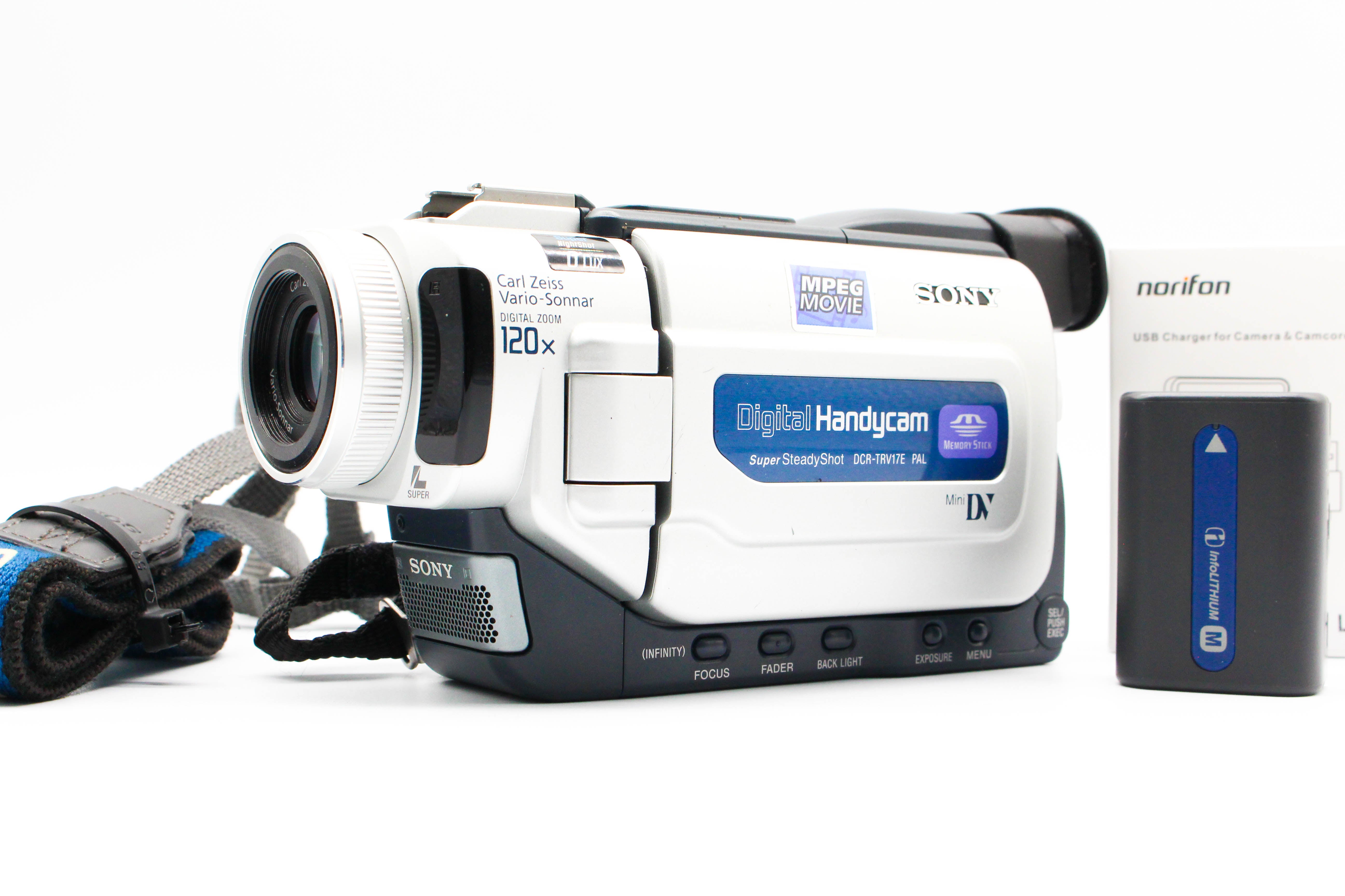 Sony DCR-TRV17E MiniDV Handycam Digital Video Camera Camcorder - Tested Bundle Good
