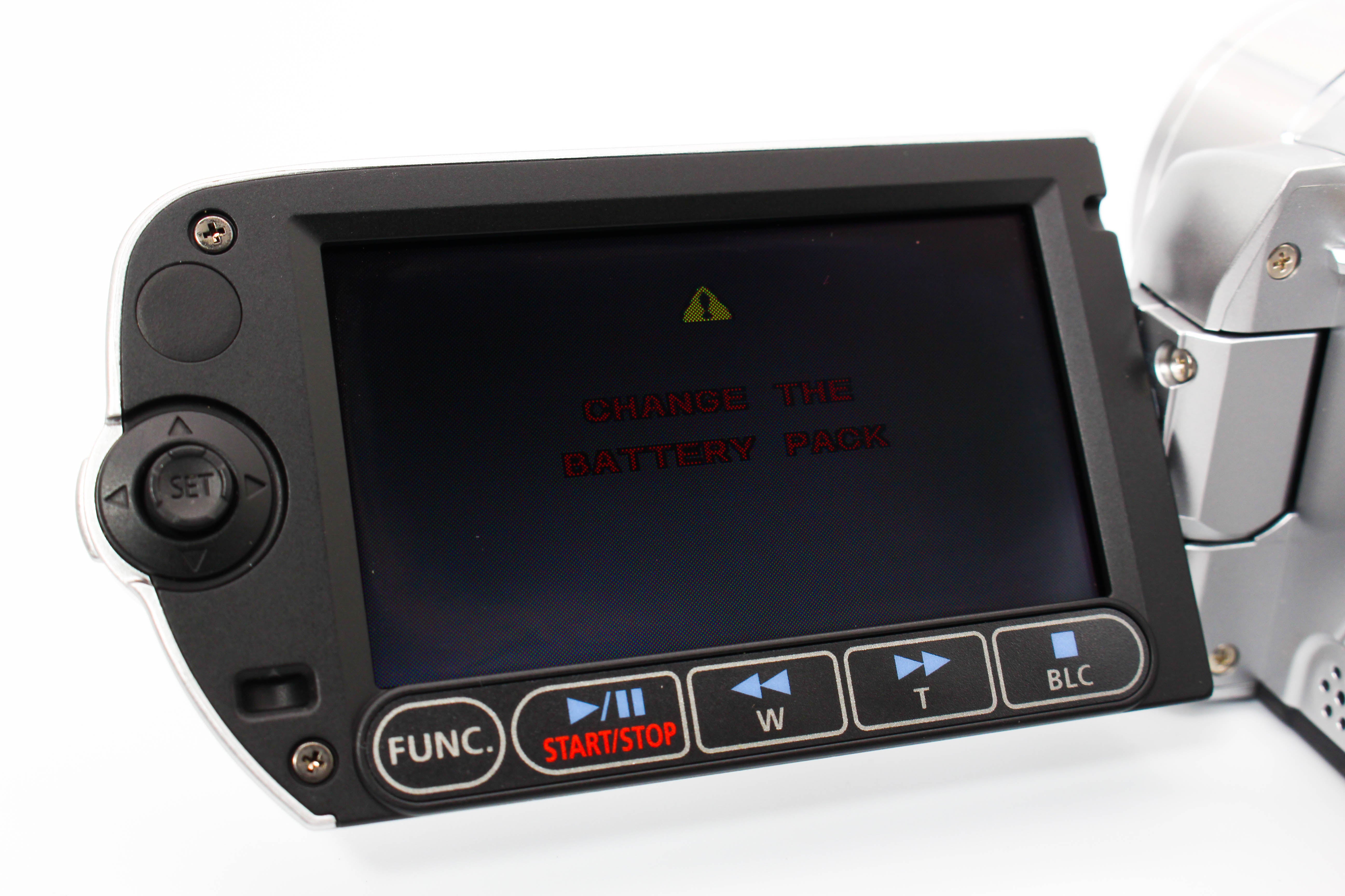 Canon FS100E HD SD Card Digital Video Camera Camcorder - Tested Bundle Good