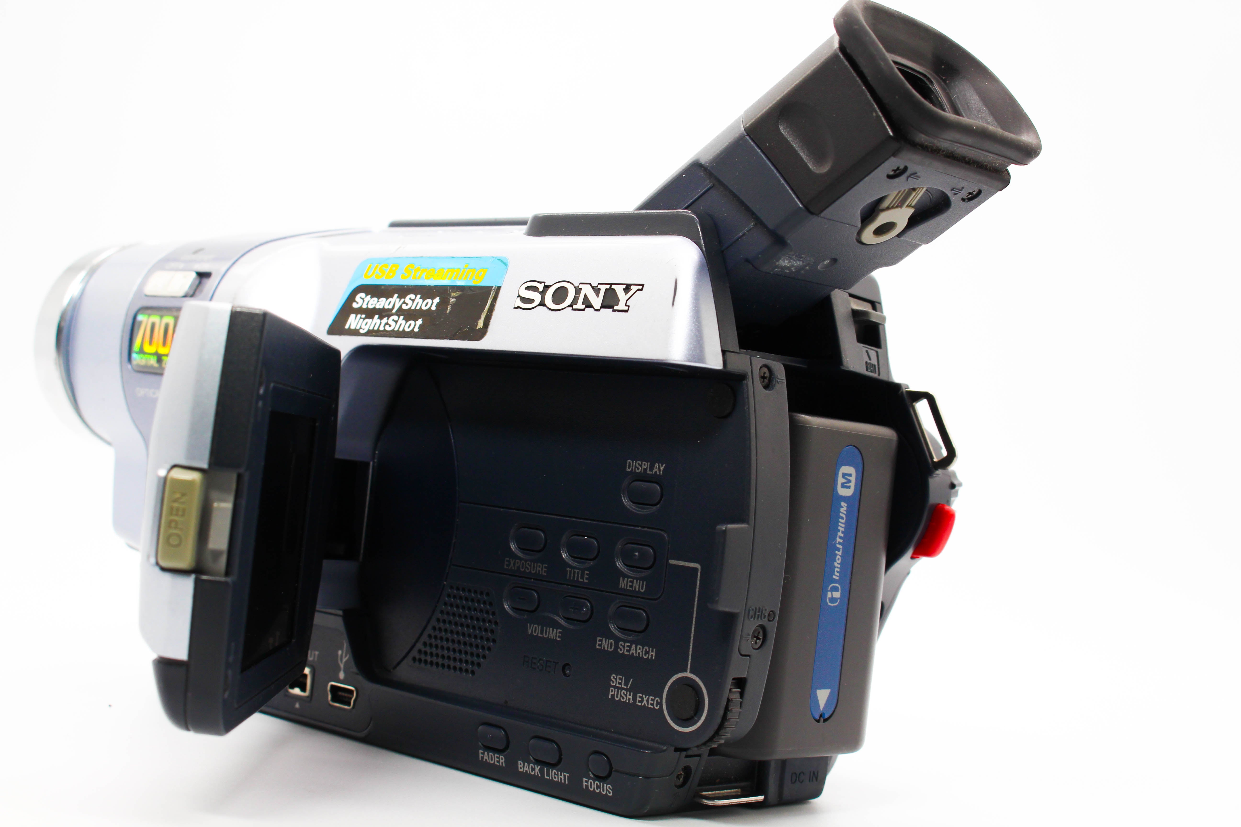 Sony DCR-TRV245E Digital8 Hi8 Video8 Handycam Tape Digital Video Camcorder - Tested Bundle