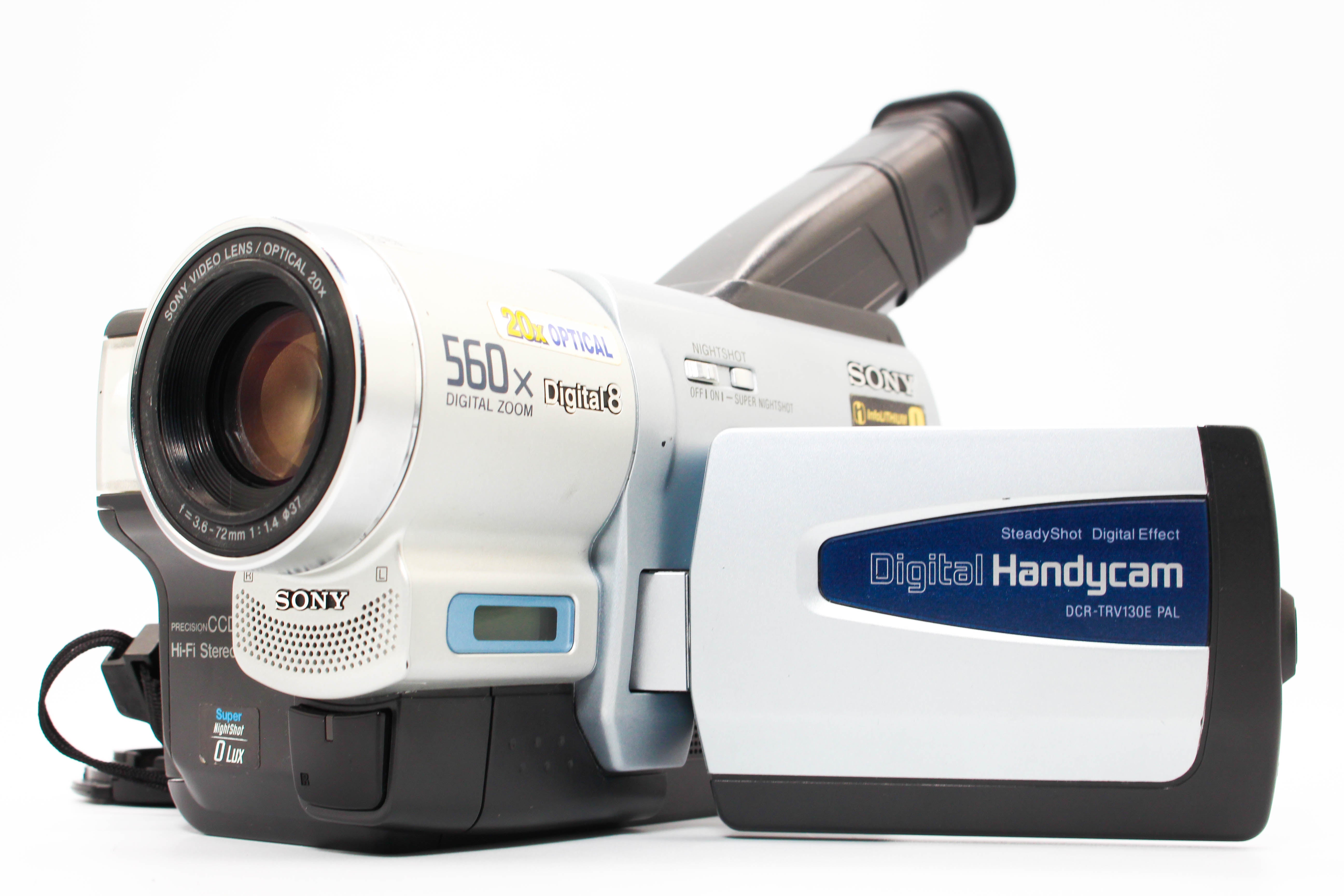 Sony DCR-TRV130E Digital8 Hi8 Video8 Handycam Digital Video Camcorder - Tested Bundle
