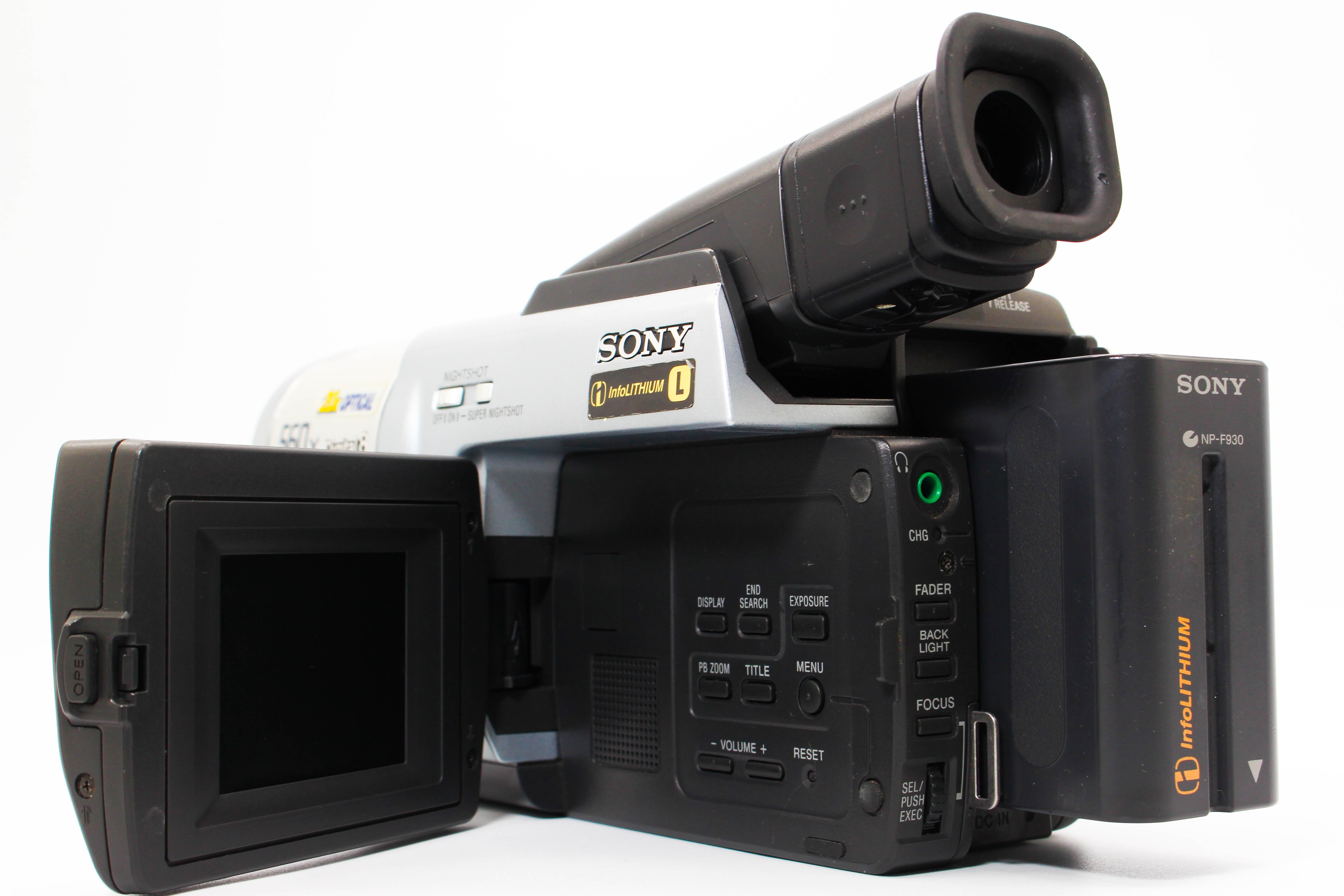 Sony DCR-TRV130E Digital8 Hi8 Video8 Handycam Digital Video Camcorder - Tested Bundle