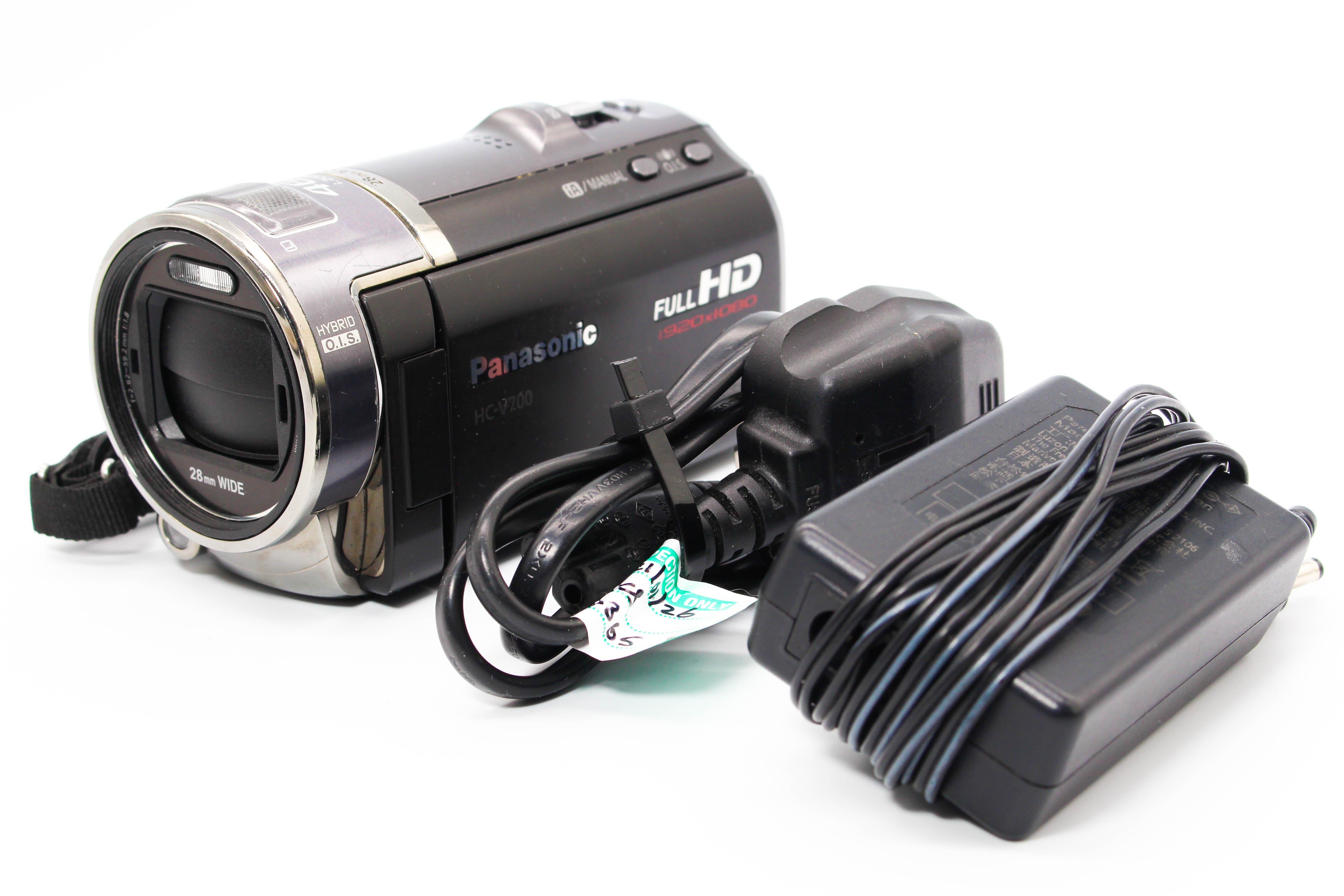 Panasonic HC-V700 HD SD Card Handycam Camcorder Camera - Tested Bundle Excellent