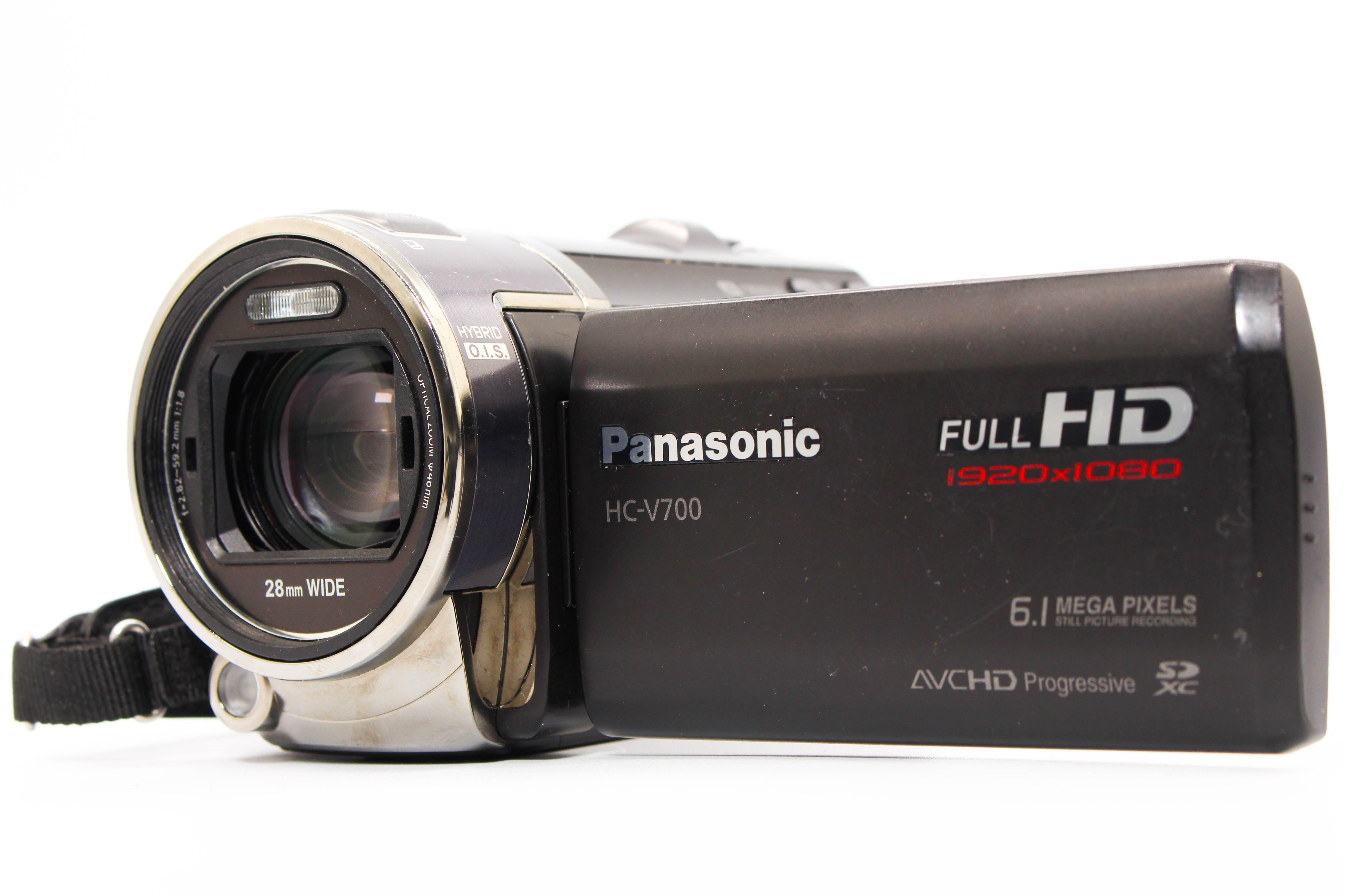 Panasonic HC-V700 HD SD Card Handycam Camcorder Camera - Tested Bundle Excellent