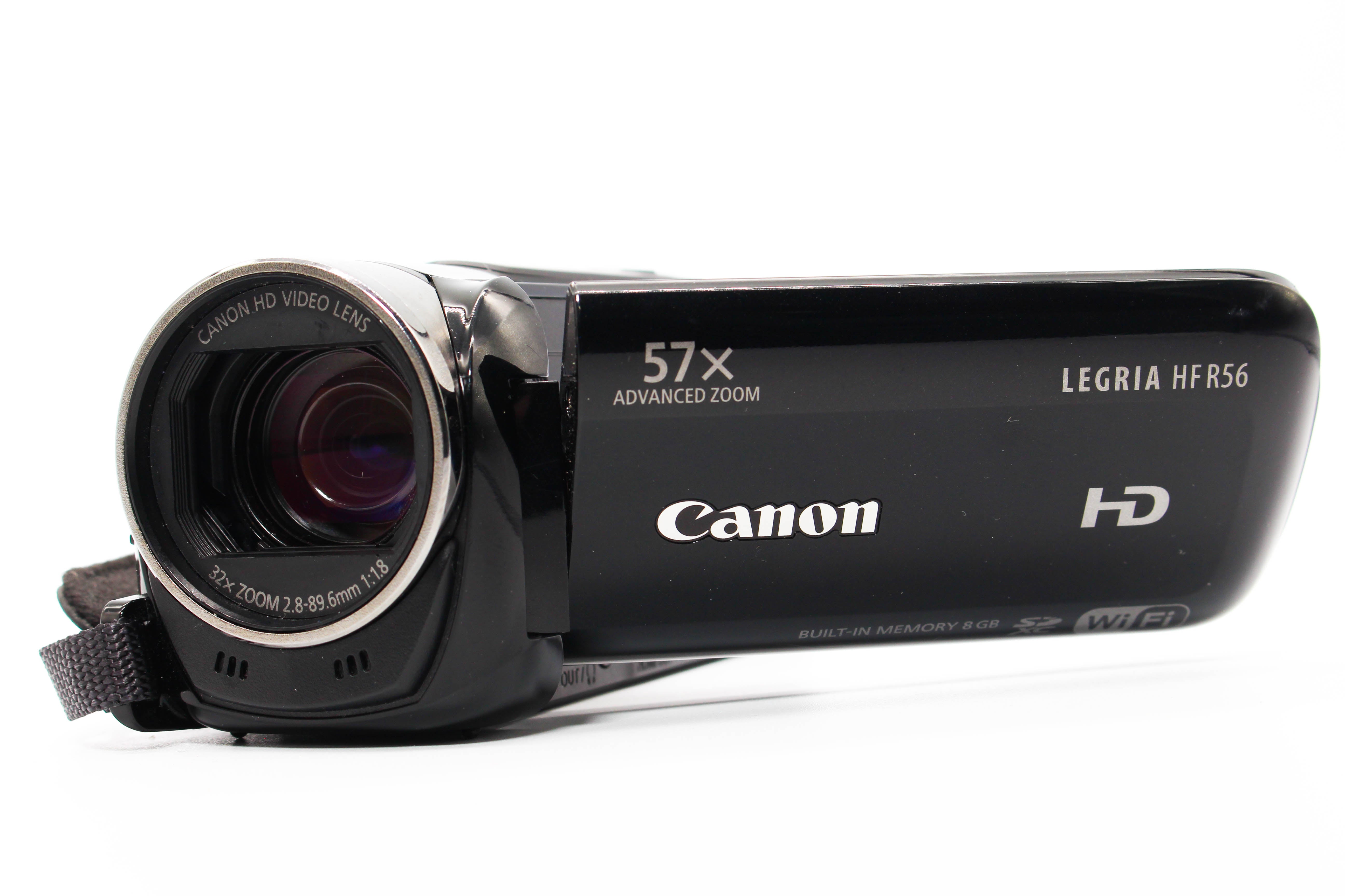 Canon Legria HF R56 HD SD Card Digital Video Camera Camcorder - Tested Bundle Excellent