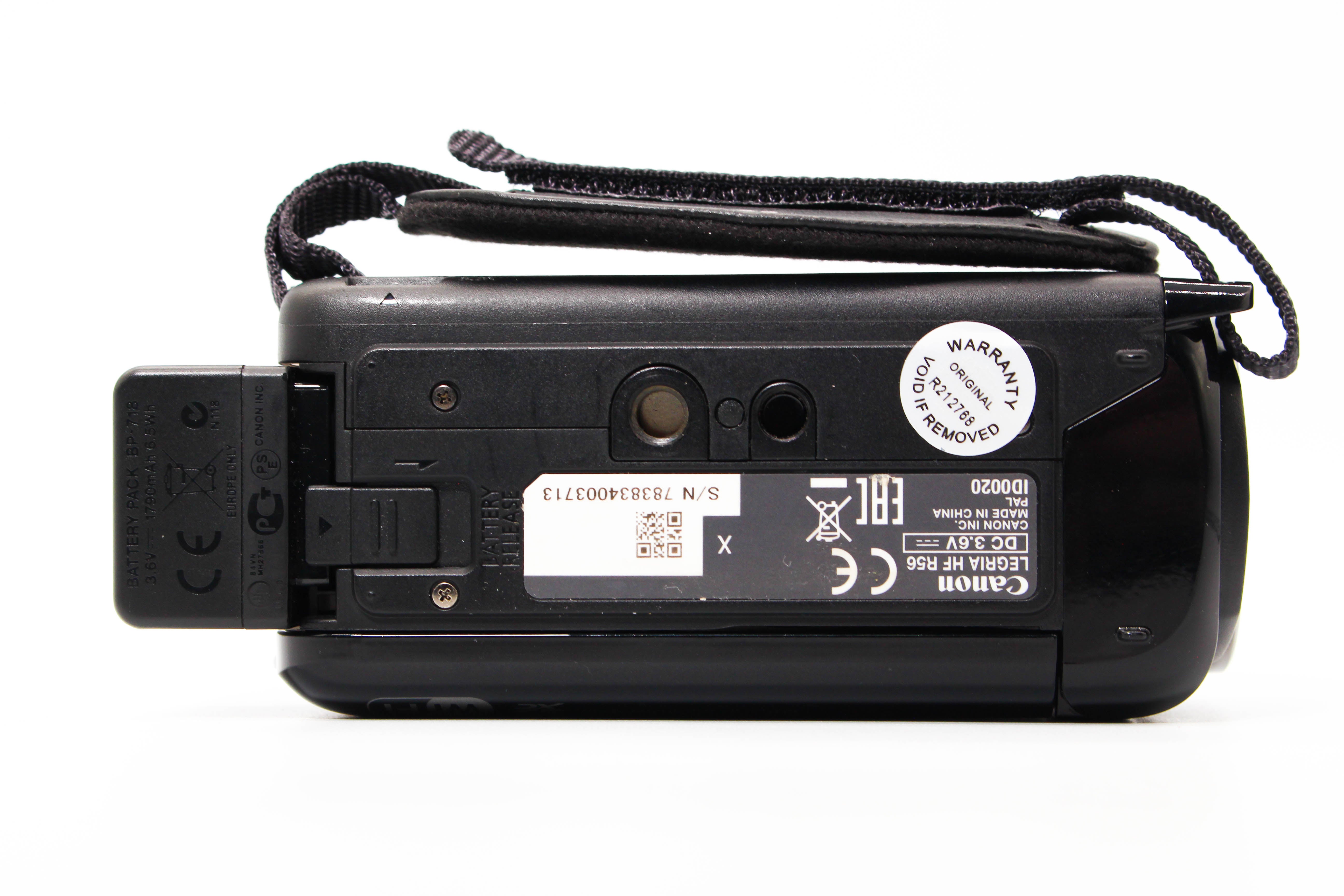 Canon Legria HF R56 HD SD Card Digital Video Camera Camcorder - Tested Bundle Excellent