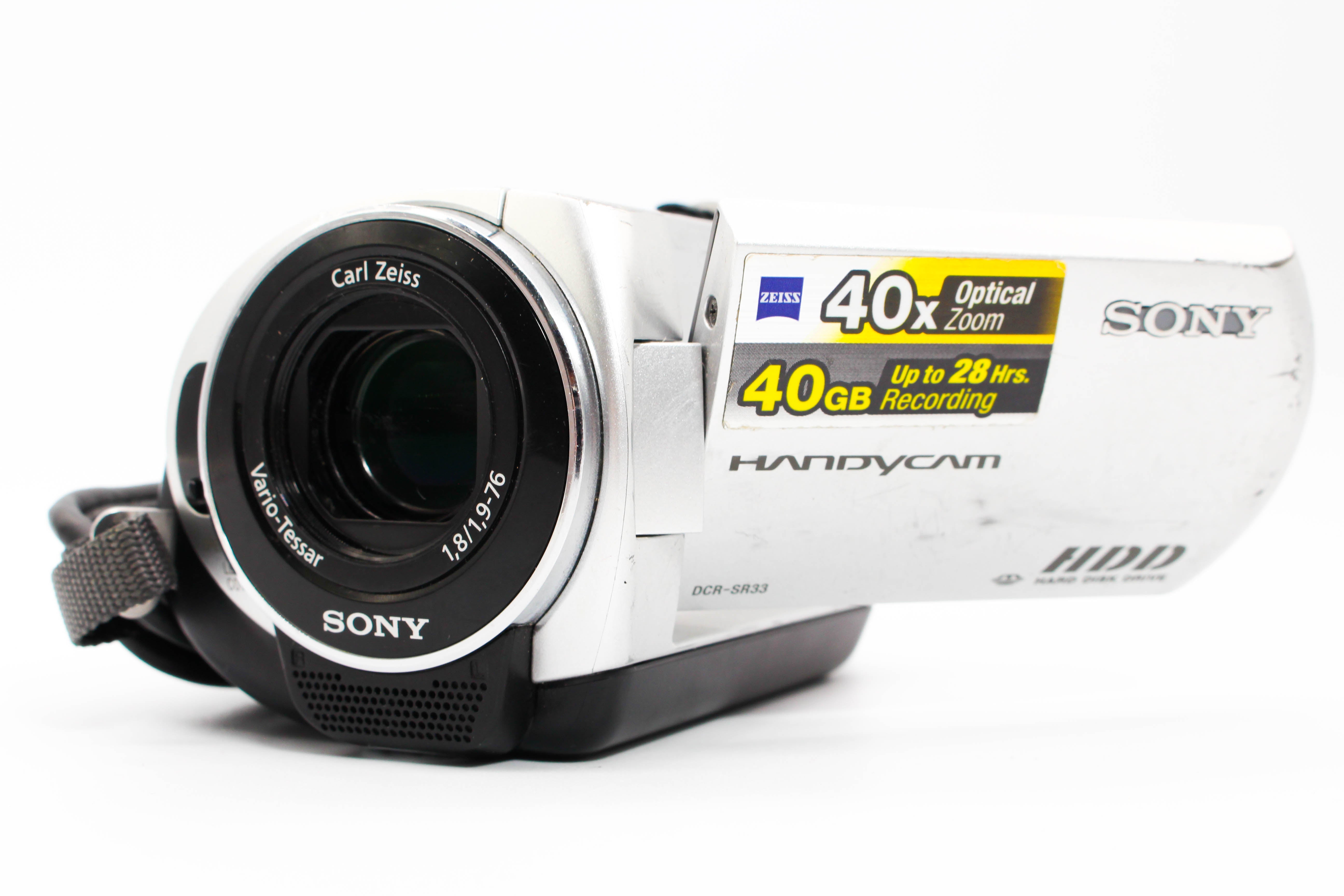 Sony DCR-SR33E HDD HD Digital Video Handycam Camcorder Camera - Tested Bundle