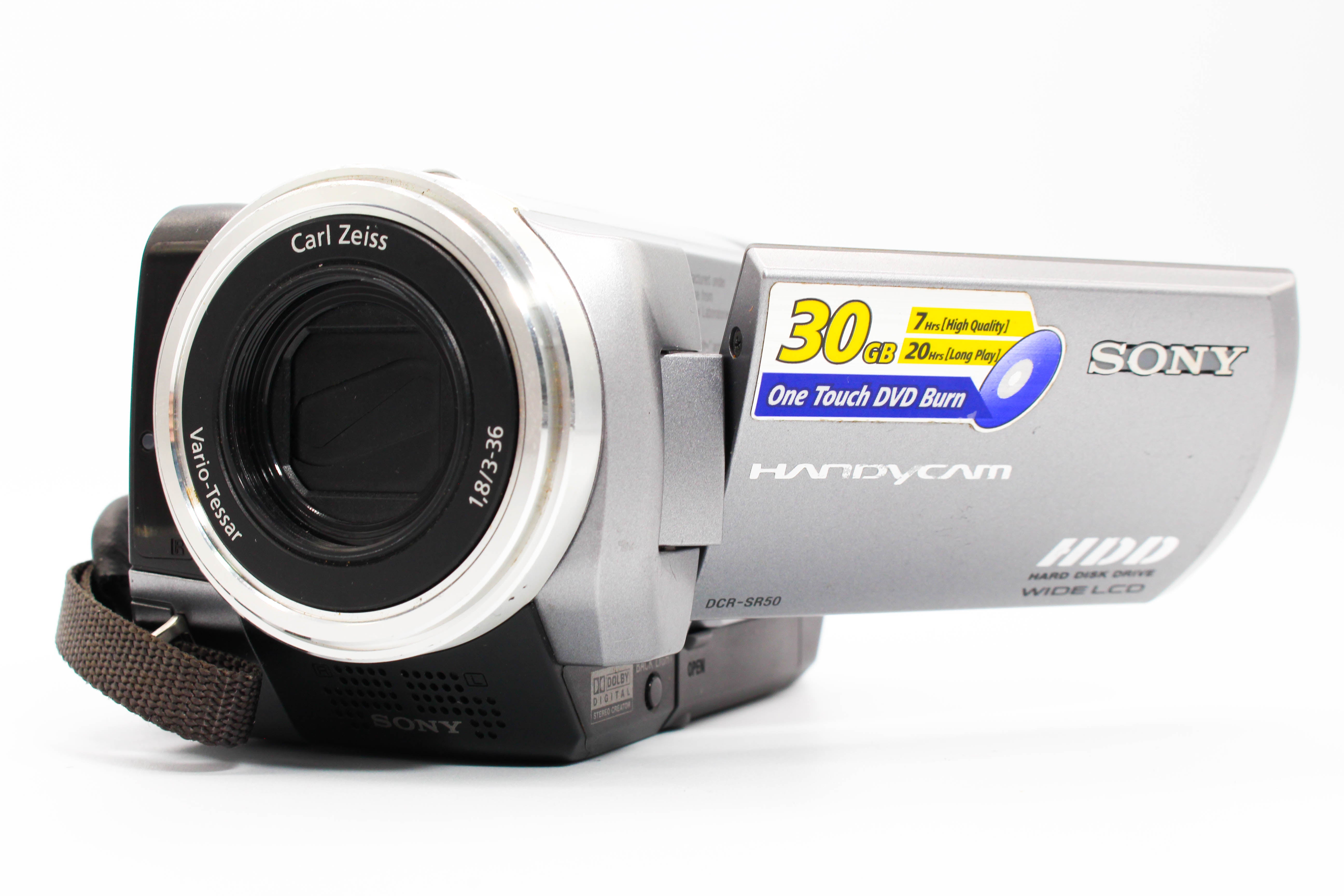 Sony DCR-SR50E HDD HD Digital Video Handycam Camcorder Camera - Tested Bundle Good