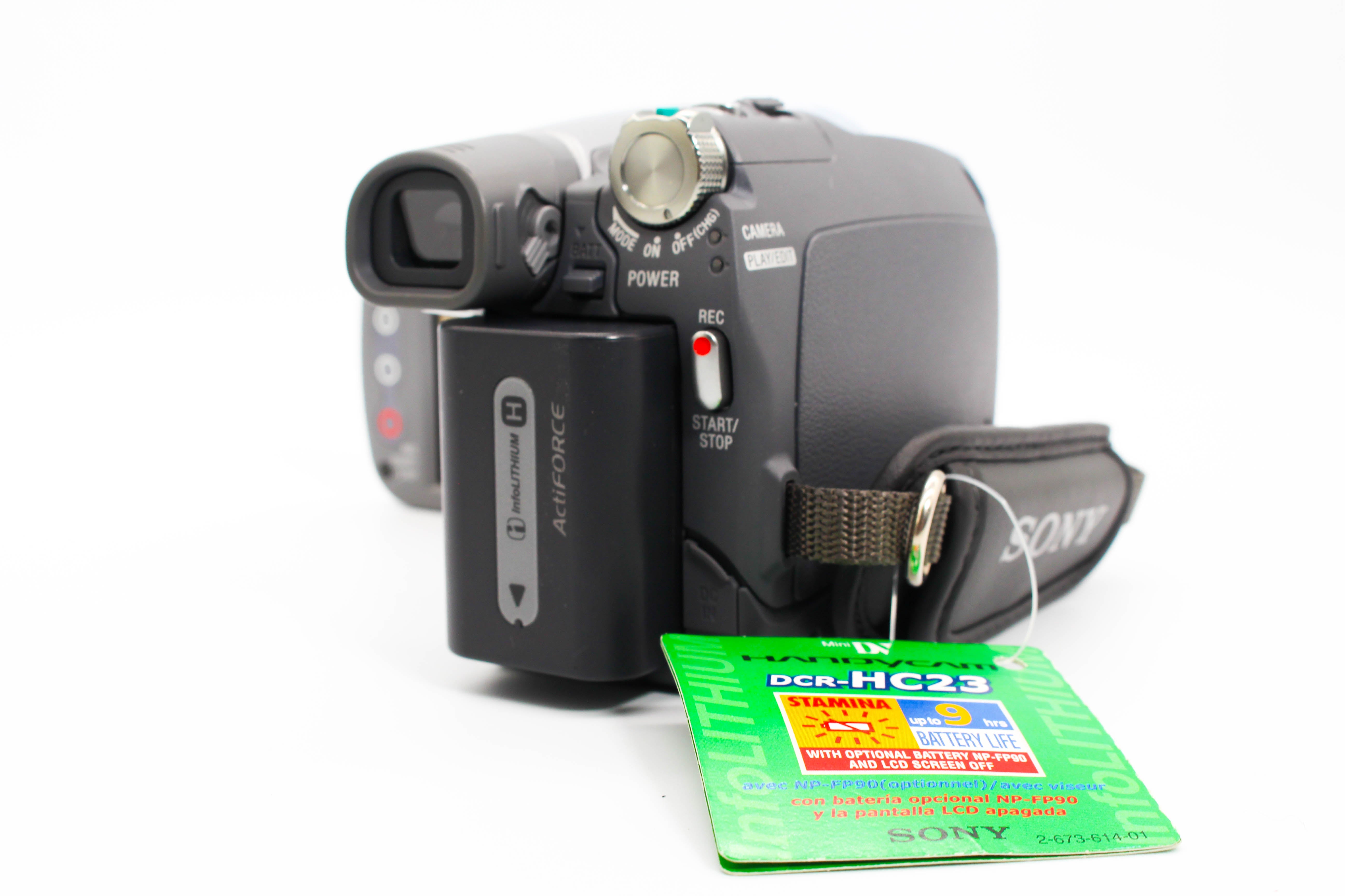 Sony DCR-HC23E MiniDV Video Handycam Camcorder Camera - Tested Bundle Excellent