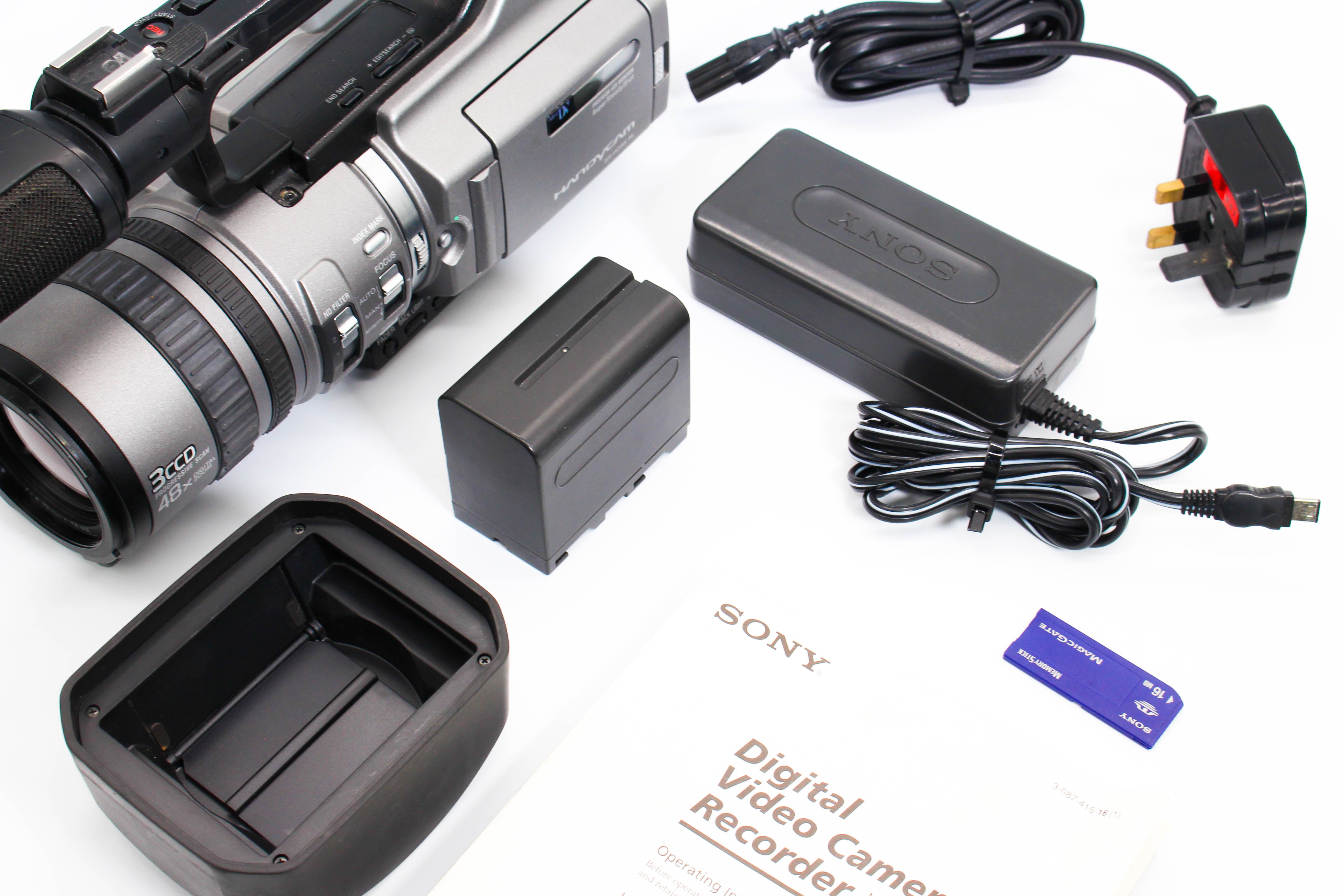 Sony DCR-VX2100E MiniDV Video Handycam Camcorder Camera - Tested Bundle Excellent