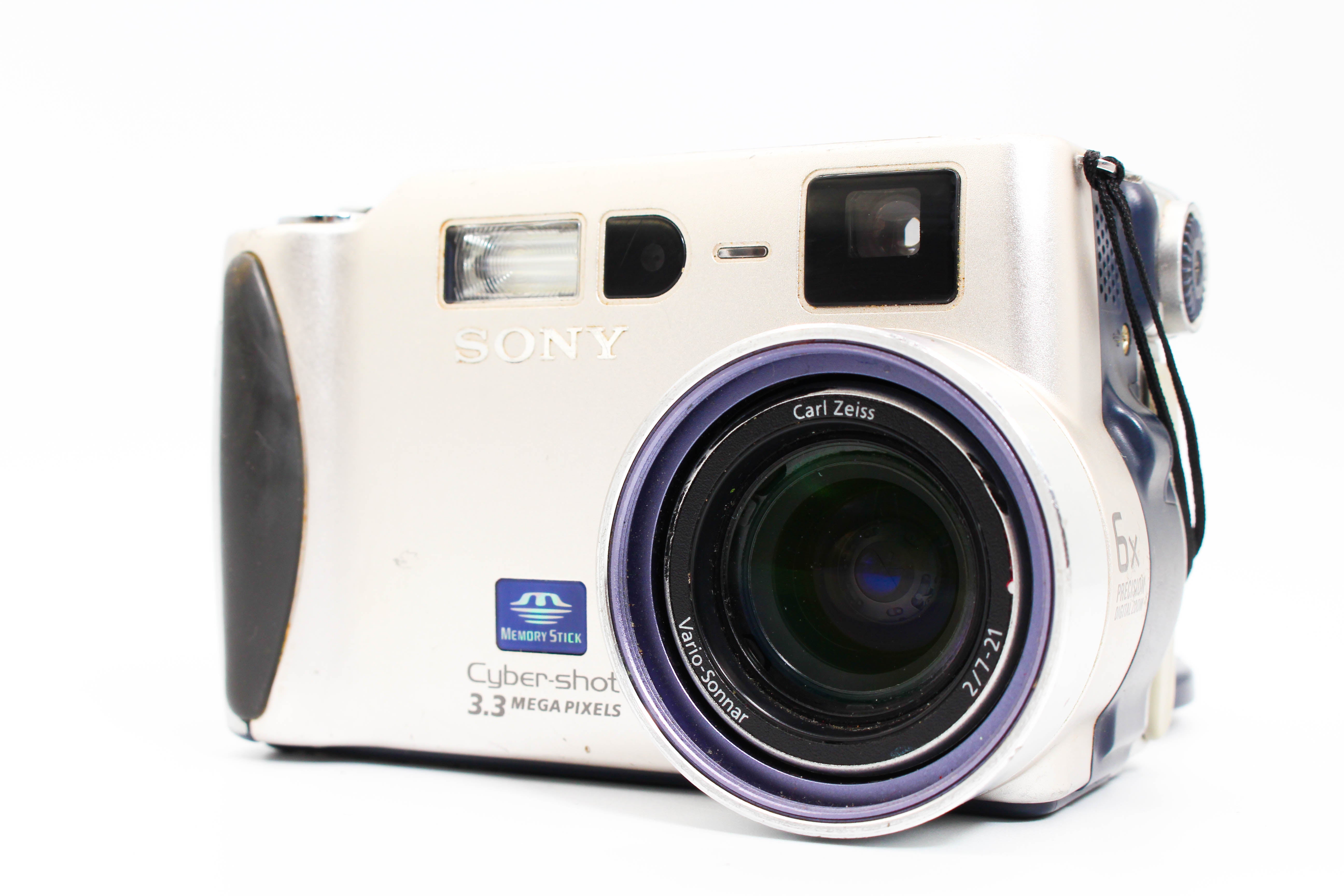 Sony Cybershot DSC-S70 Retro Digital Camera Digicam - Tested Bundle Good