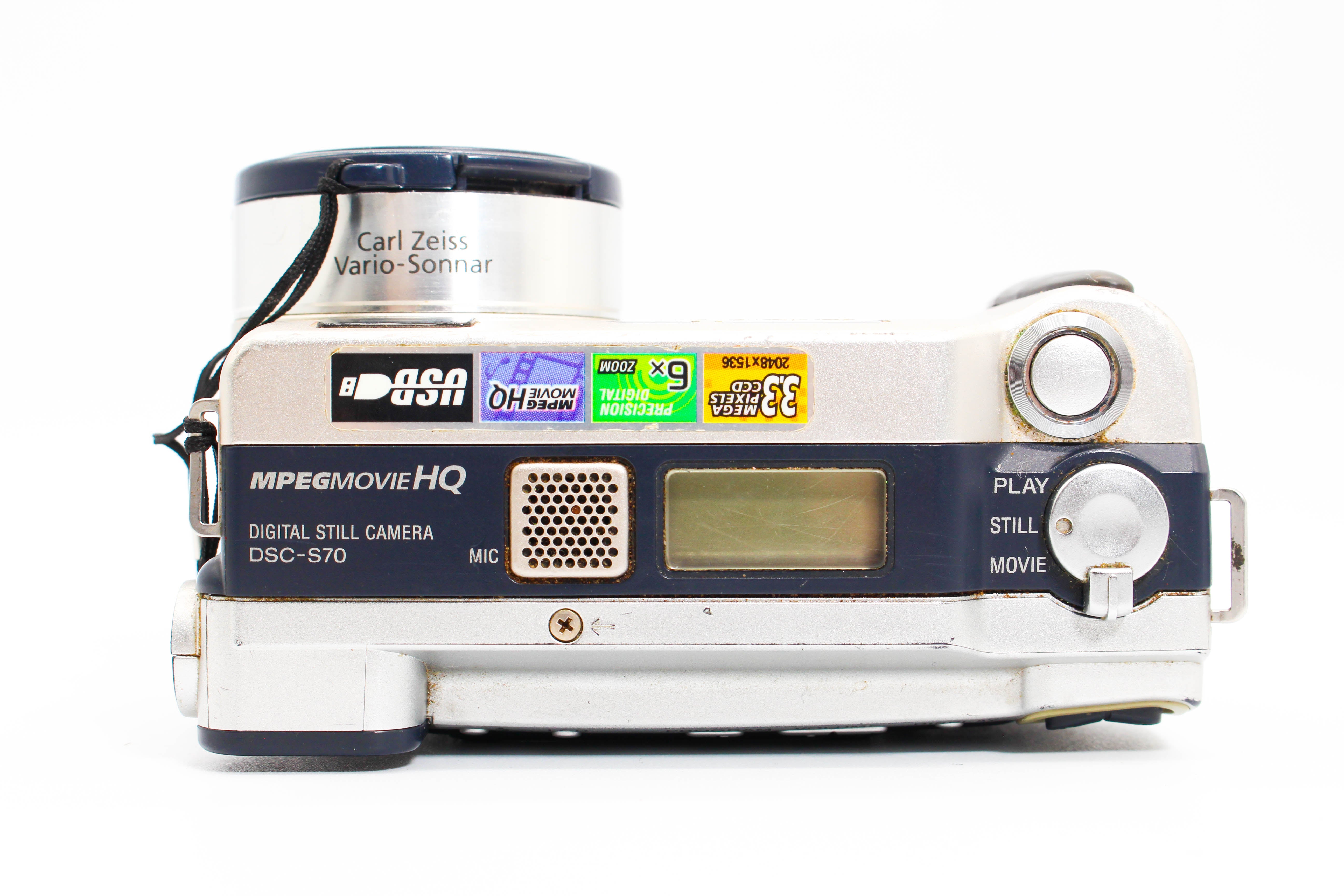 Sony Cybershot DSC-S70 Retro Digital Camera Digicam - Tested Bundle Good