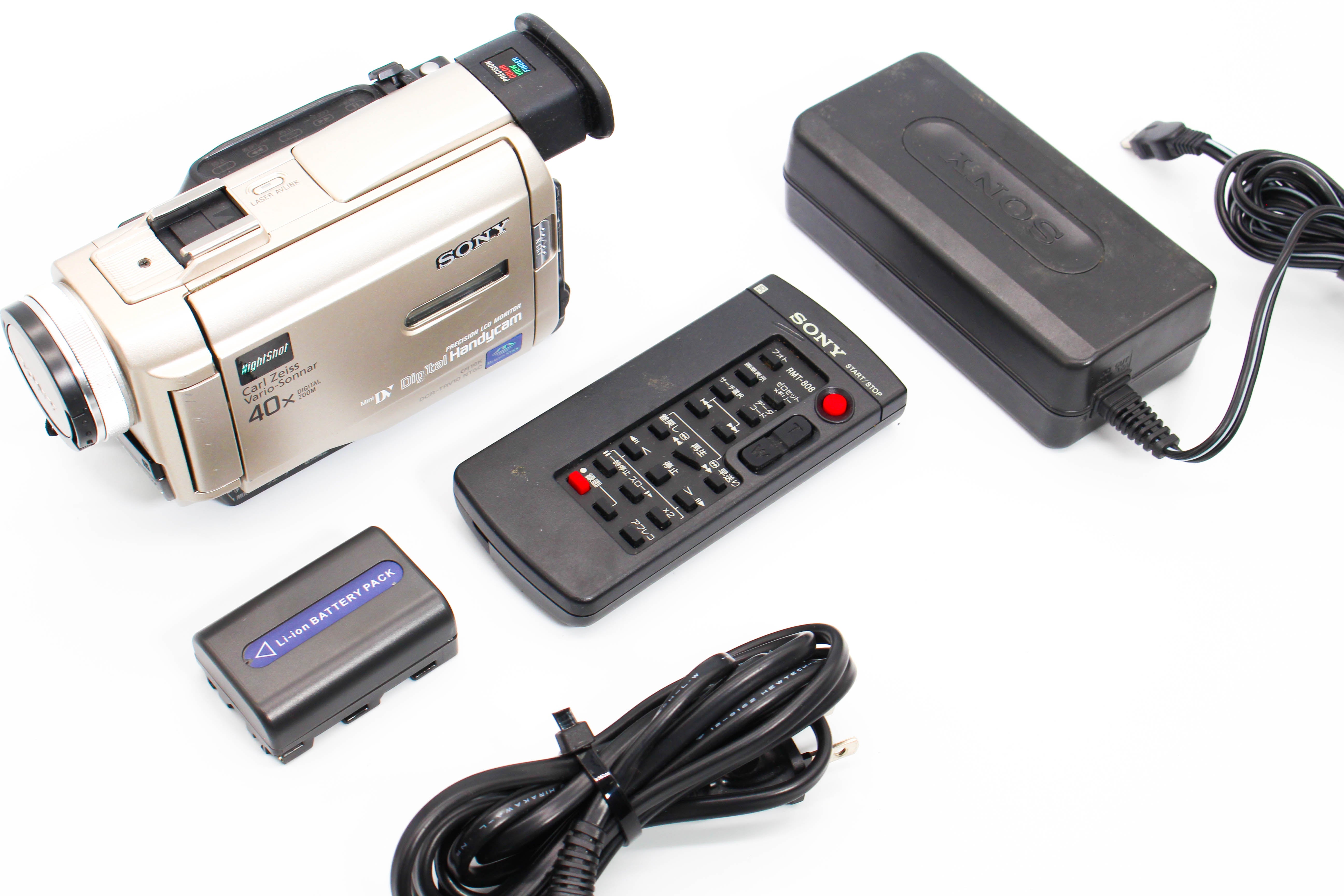 Sony DCR-TRV10 NTSC Japanese MiniDV Video Handycam Camcorder Camera - Tested Bundle Excellent