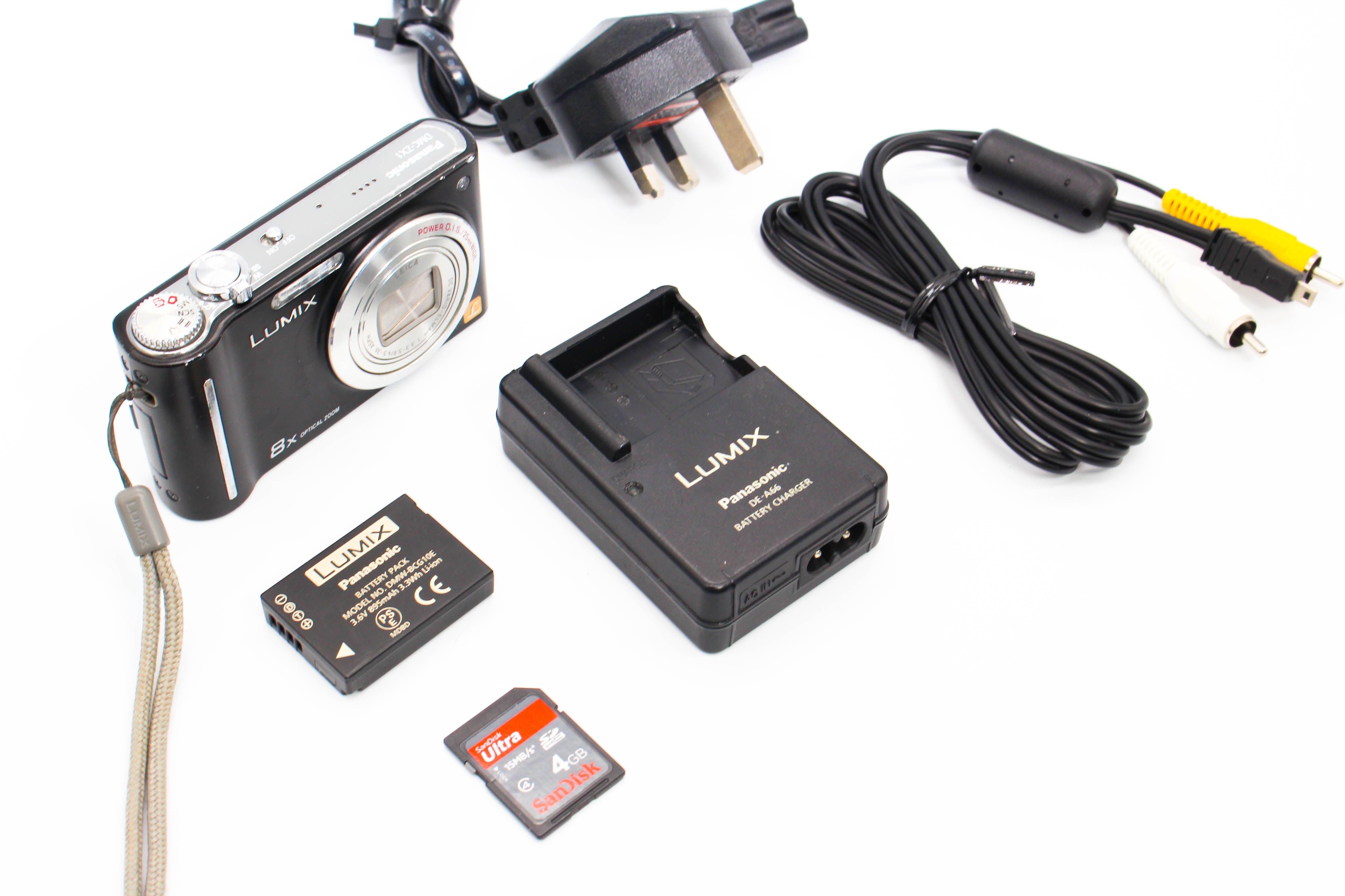 Panasonic Lumix DMC-ZX1 Retro Digital Camera Digicam - Tested Bundle Good