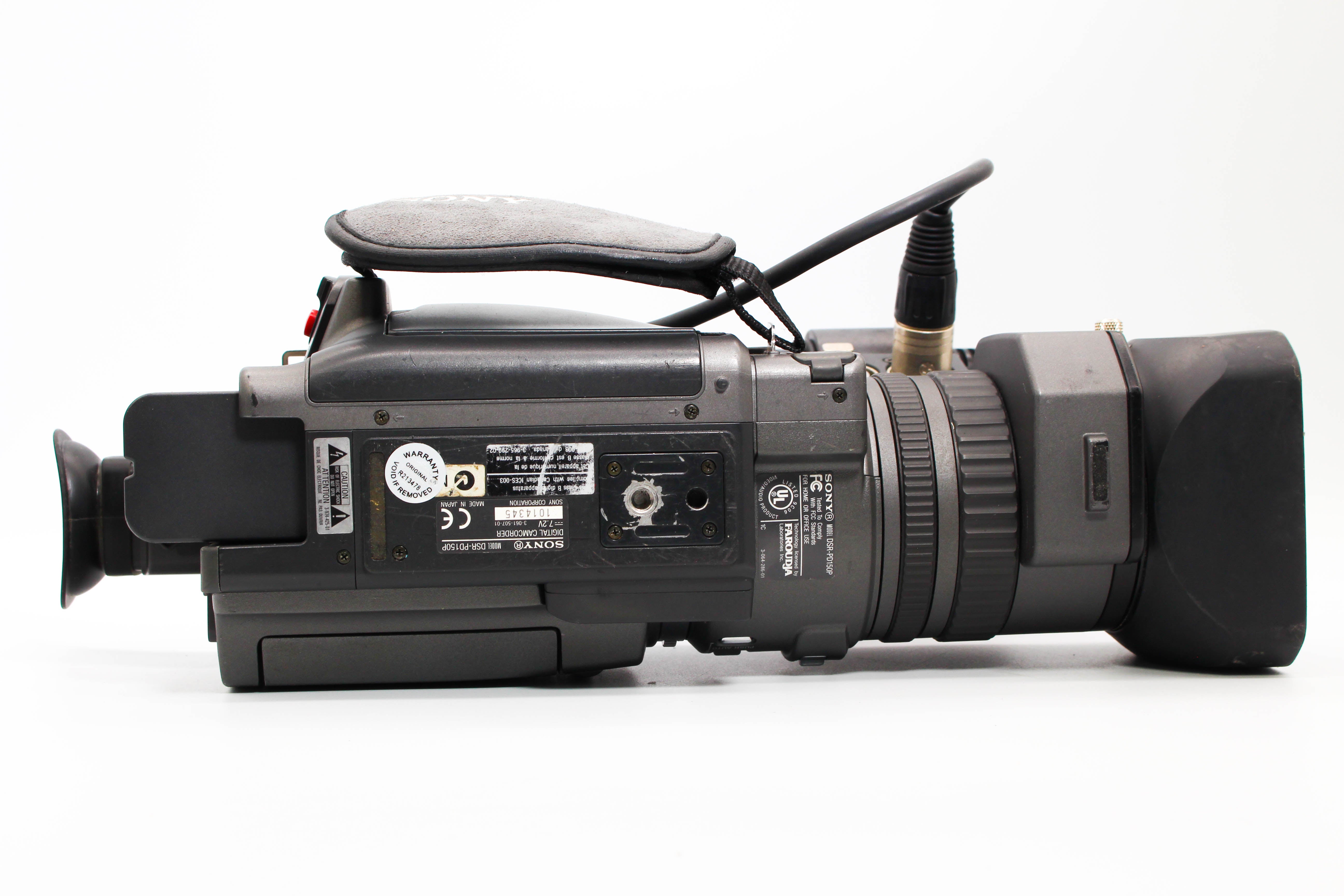 Sony DSR-PD150P MiniDV Video Handycam Camcorder Camera (Read) - Tested Bundle Good