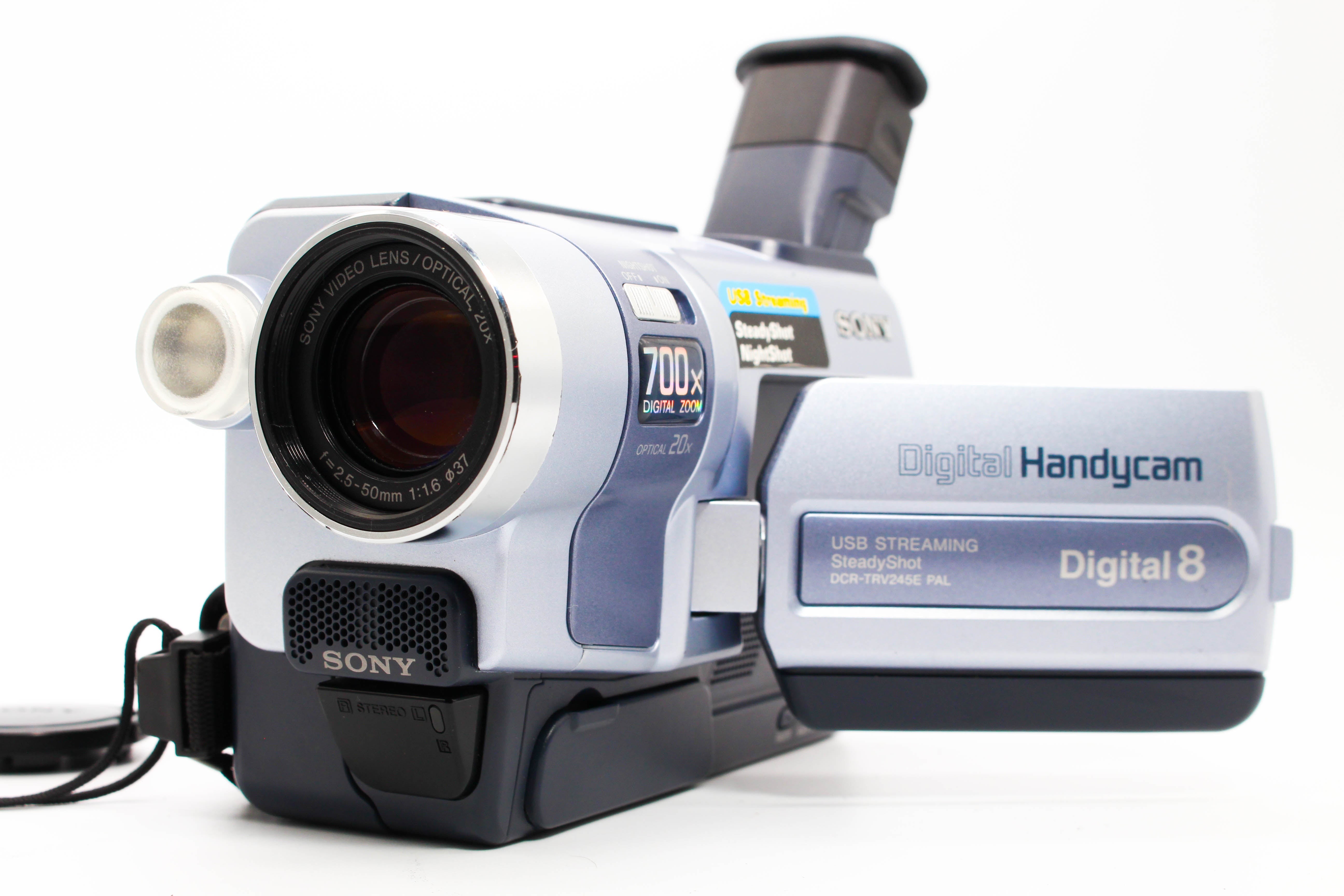 Sony DCR-TRV245E Digital8 Hi8 Video8 Handycam Camcorder Camera - Tested Bundle Excellent