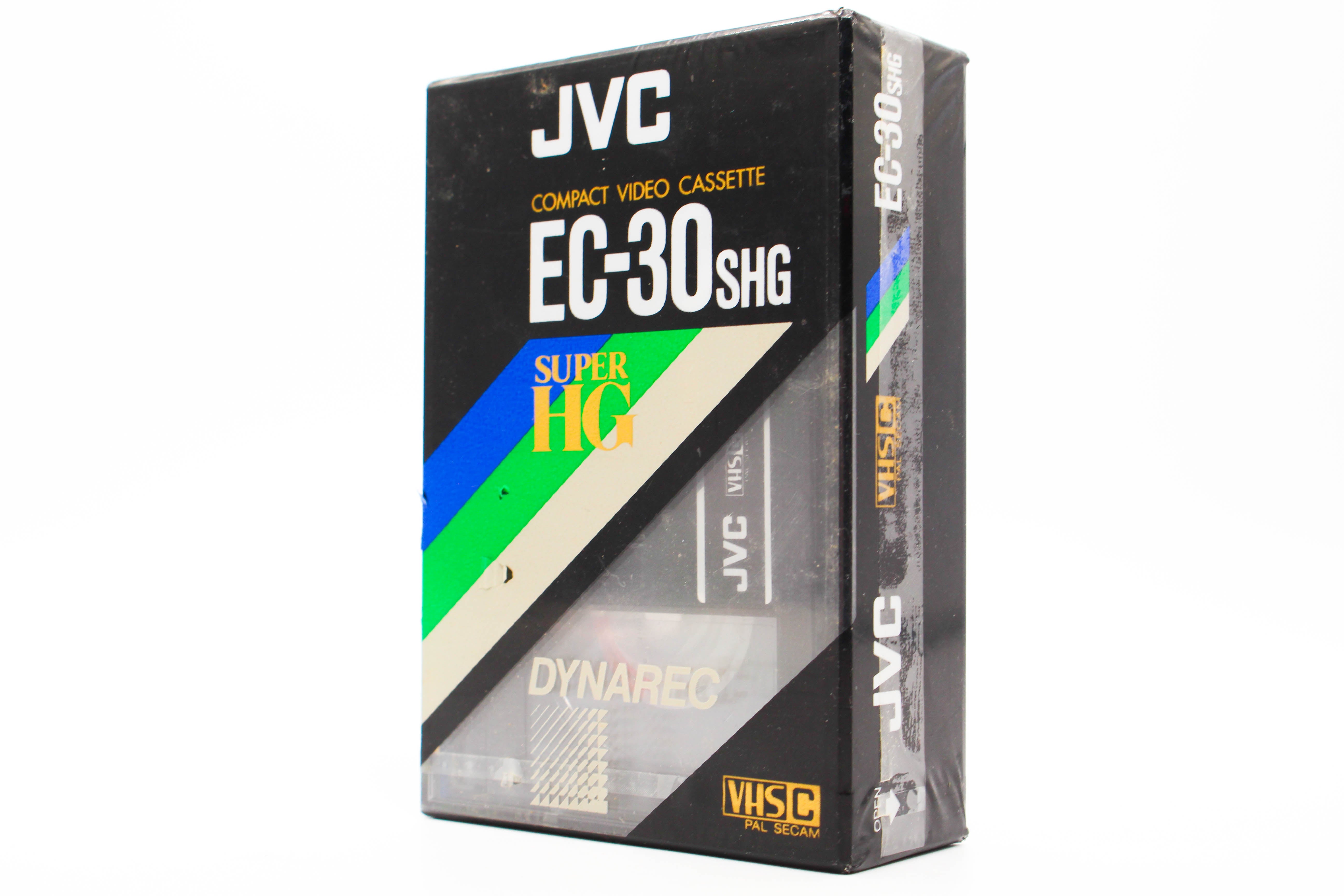 JVC EC-30 SHG VHS-C DYNAREC SUPER HG VHS Tape Compact Video Cassette - Brand New