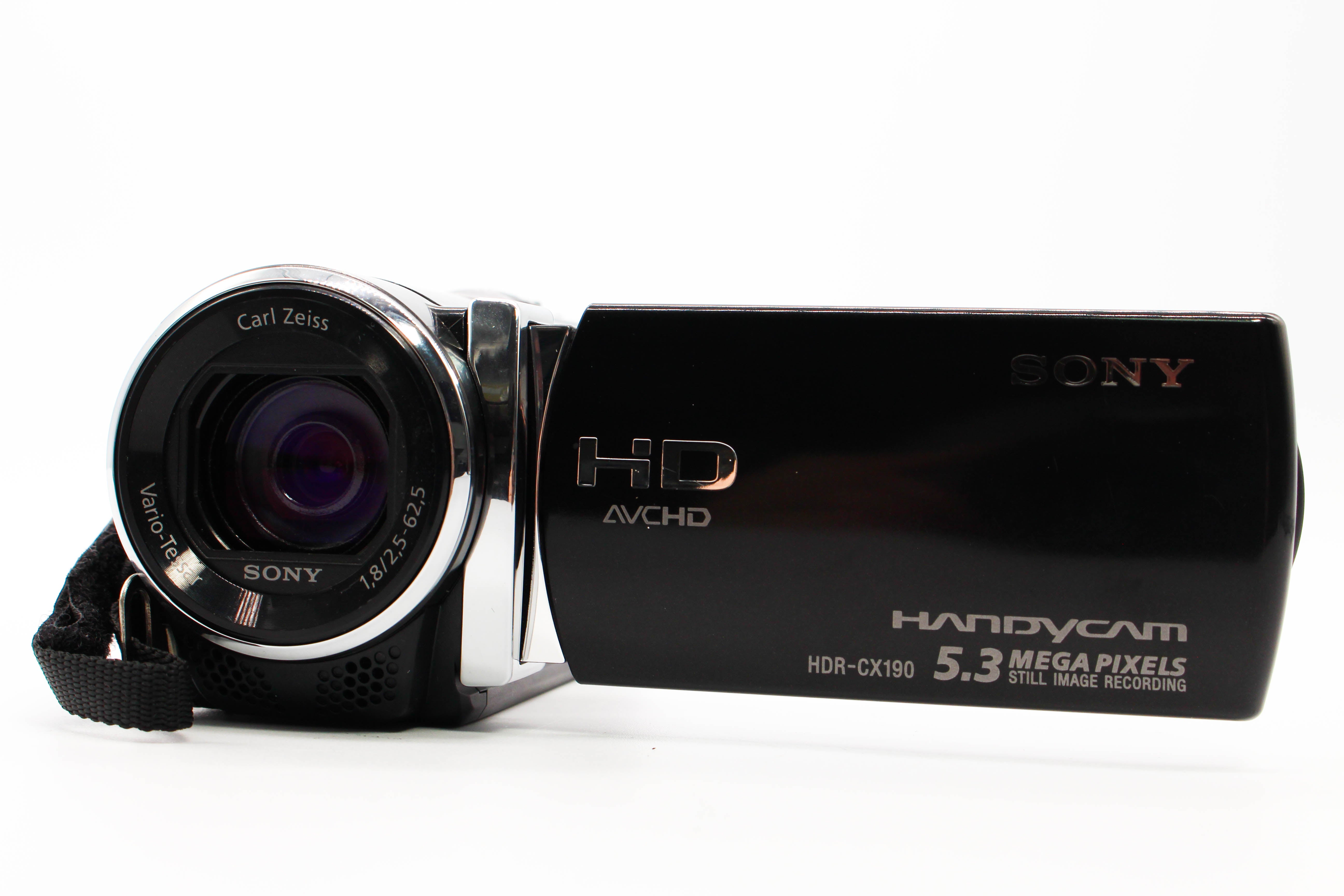 Sony HDR-CX190E HD SD Card Digital Video Handycam Camcorder Camera - Tested Bundle Excellent