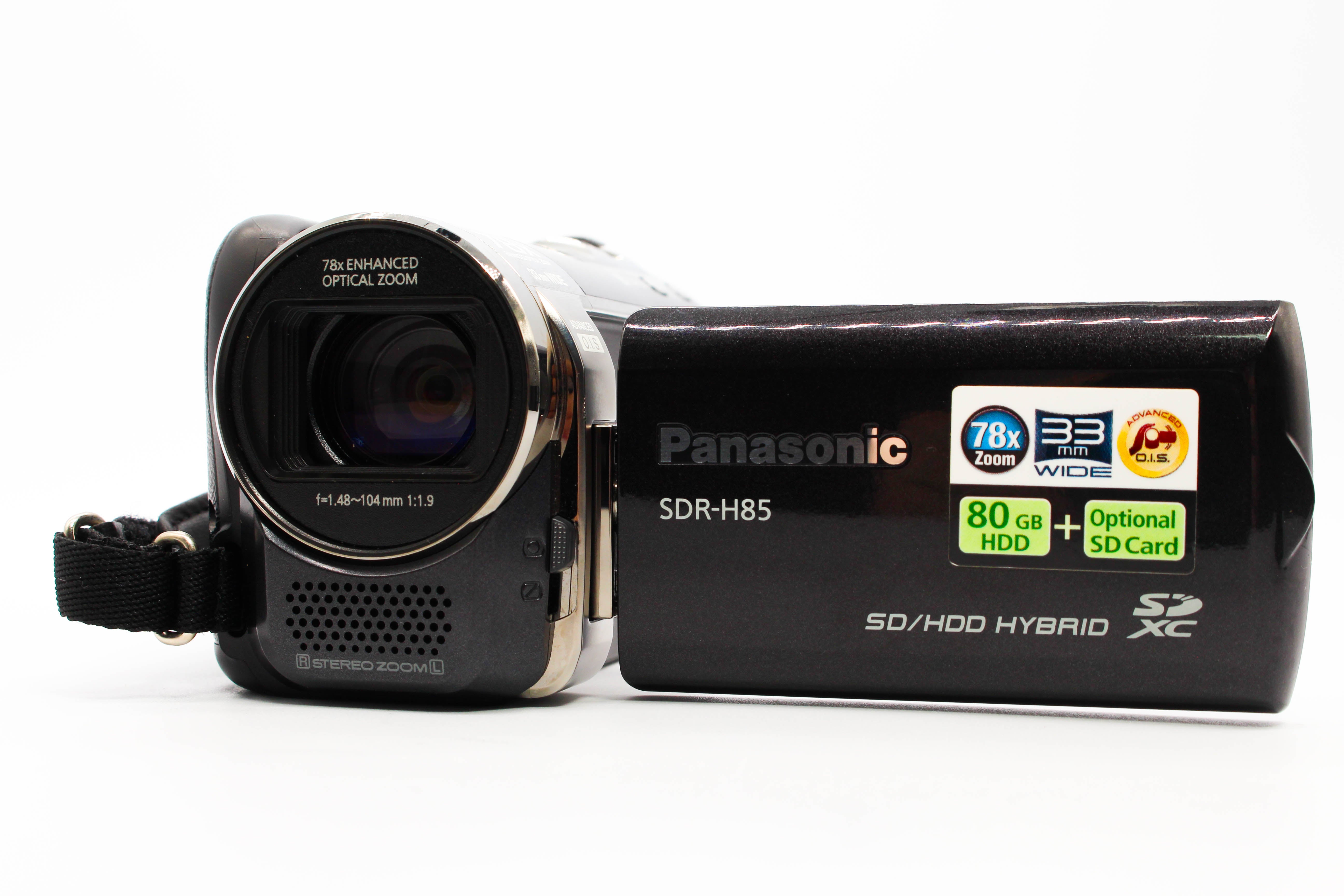 Panasonic SDR-H85 HD SD Card Video Handycam Camcorder Camera - Tested Bundle Excellent