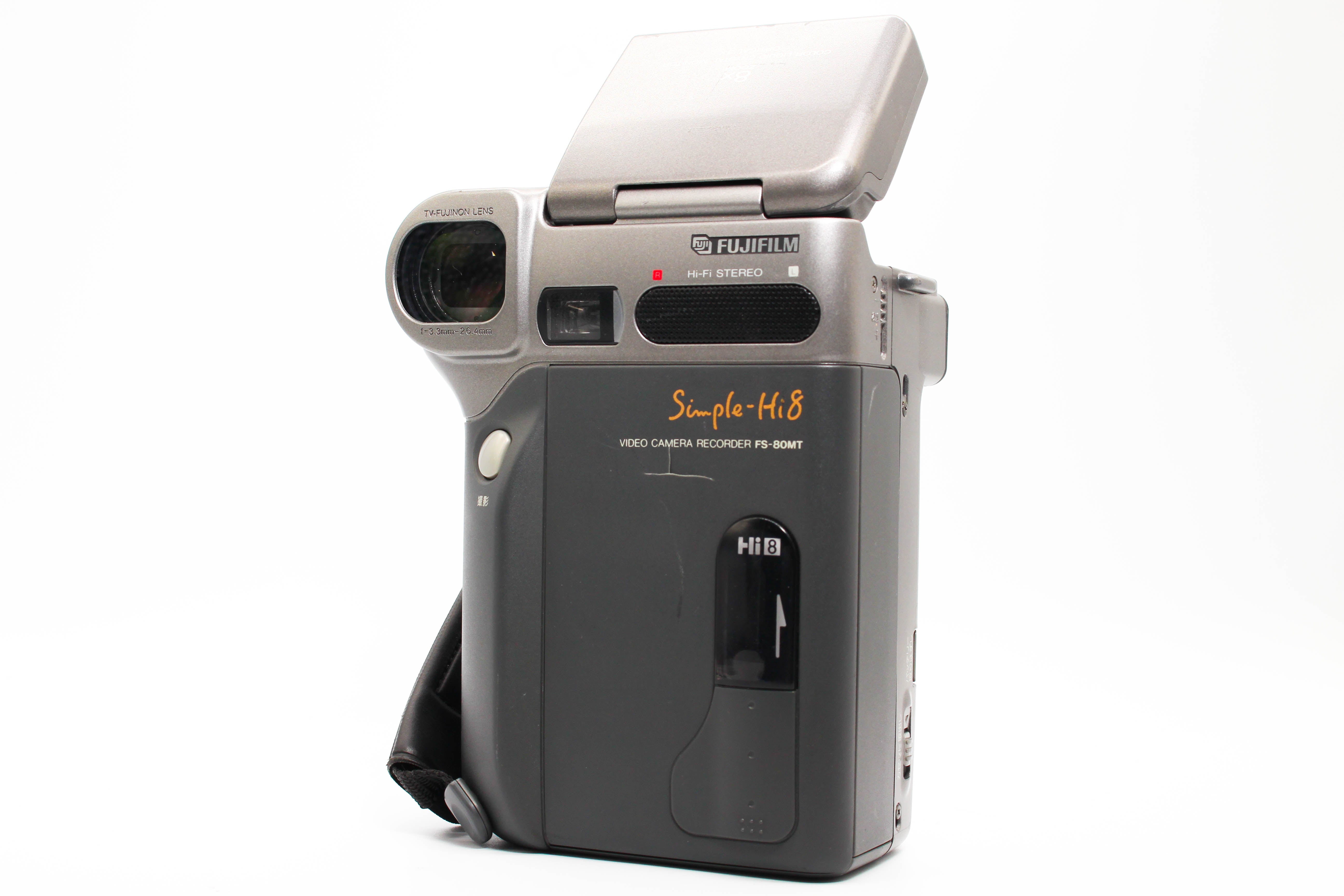 FujiFilm FS-80MT NTSC Japanese Simple-Hi8 Video8 Handycam Camcorder Camera - Tested Bundle Good