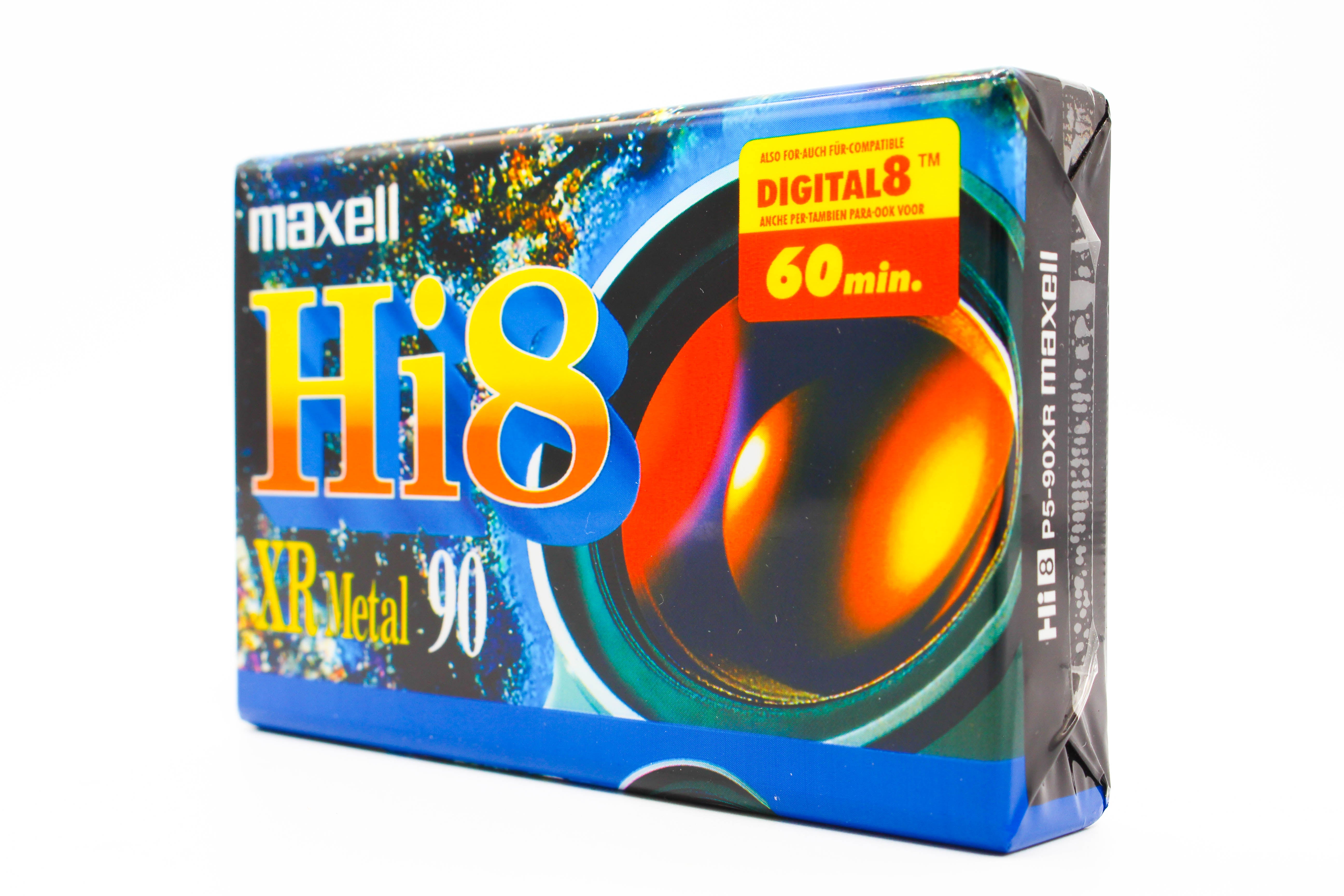 Maxell Hi8 XR Metal 90 P5-90XR 8mm 90 Minute Digital Video Cassette Tape - Brand New