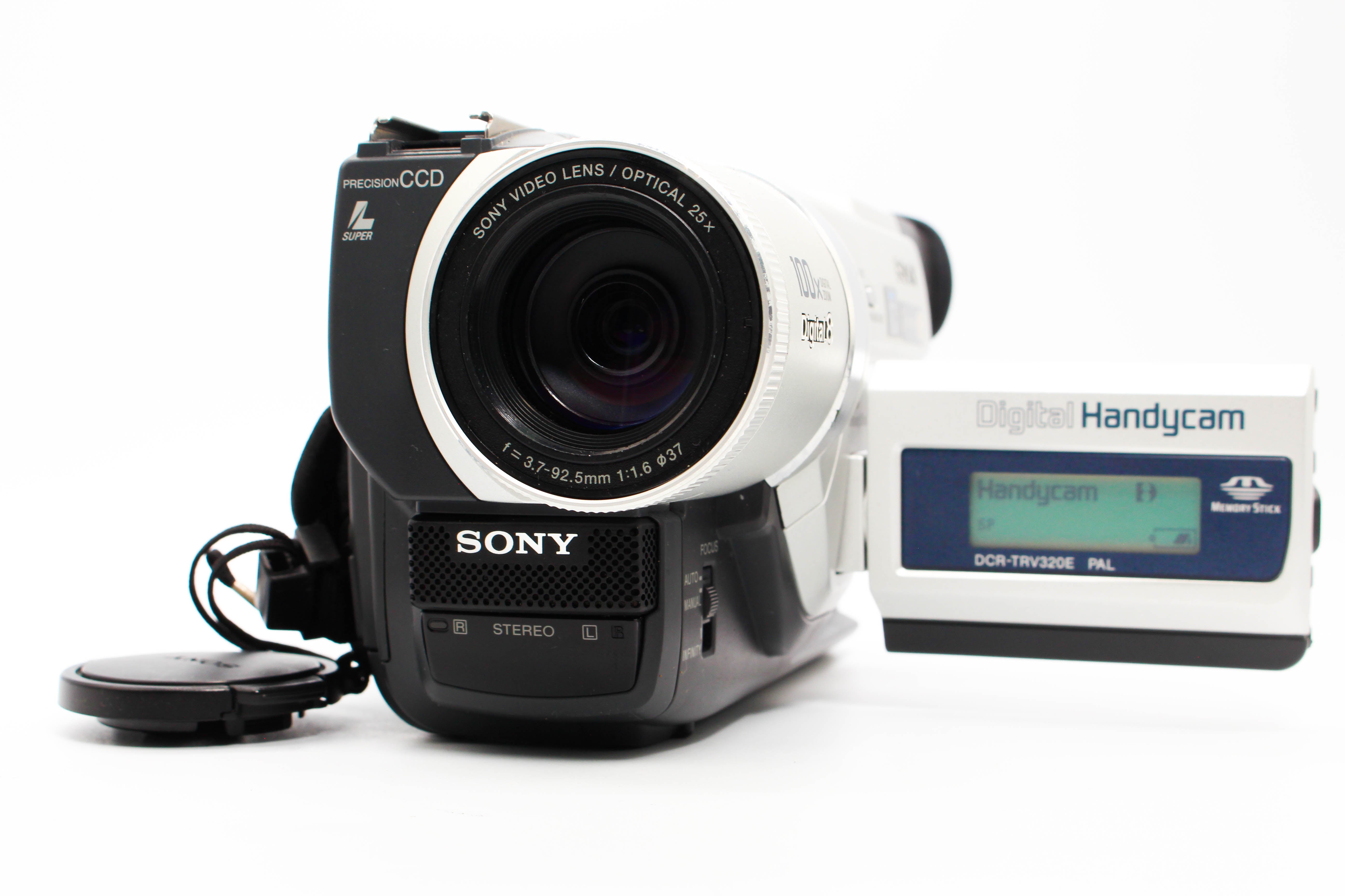 Sony DCR-TRV320E Digital8 Hi8 Video8 Handycam Camcorder Camera (Read) - Tested Bundle