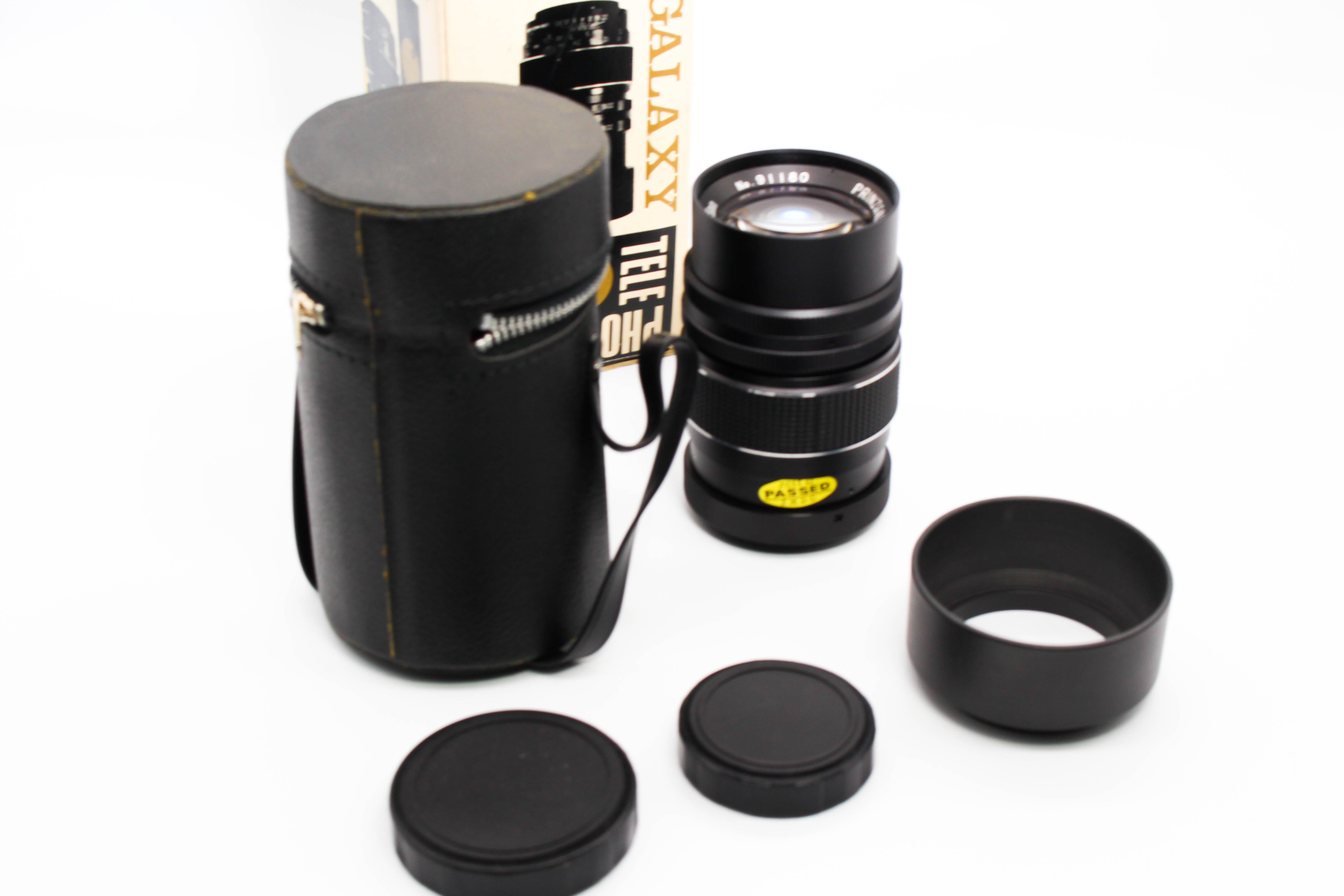 Prinz Galaxy 135mm f/3.5 Telephoto M42 Mount SLR Lens - Tested Bundle Excellent