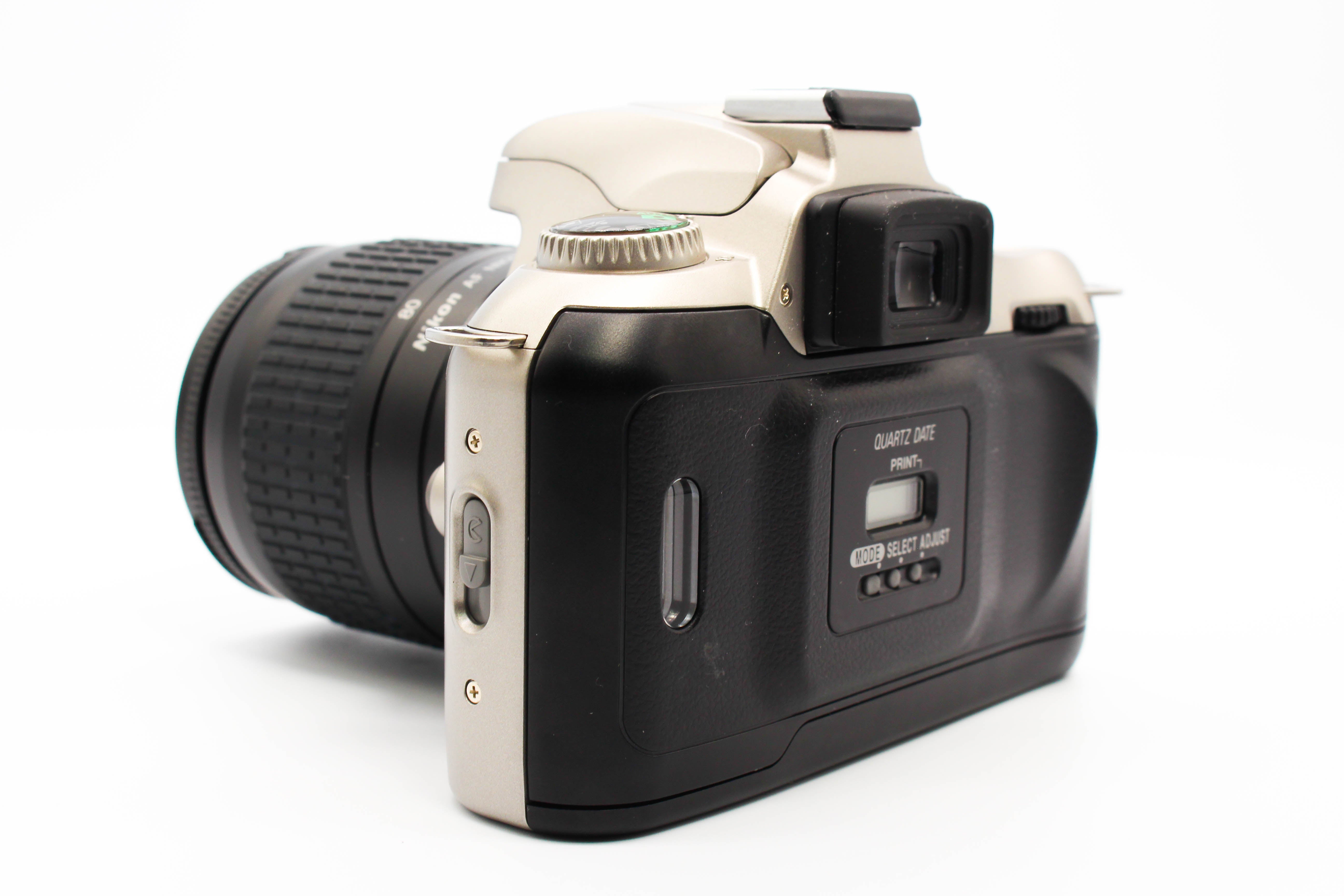 Nikon F55 35mm Film SLR Camera With Nikon 28-80mm Lens - Tested Bundle Good