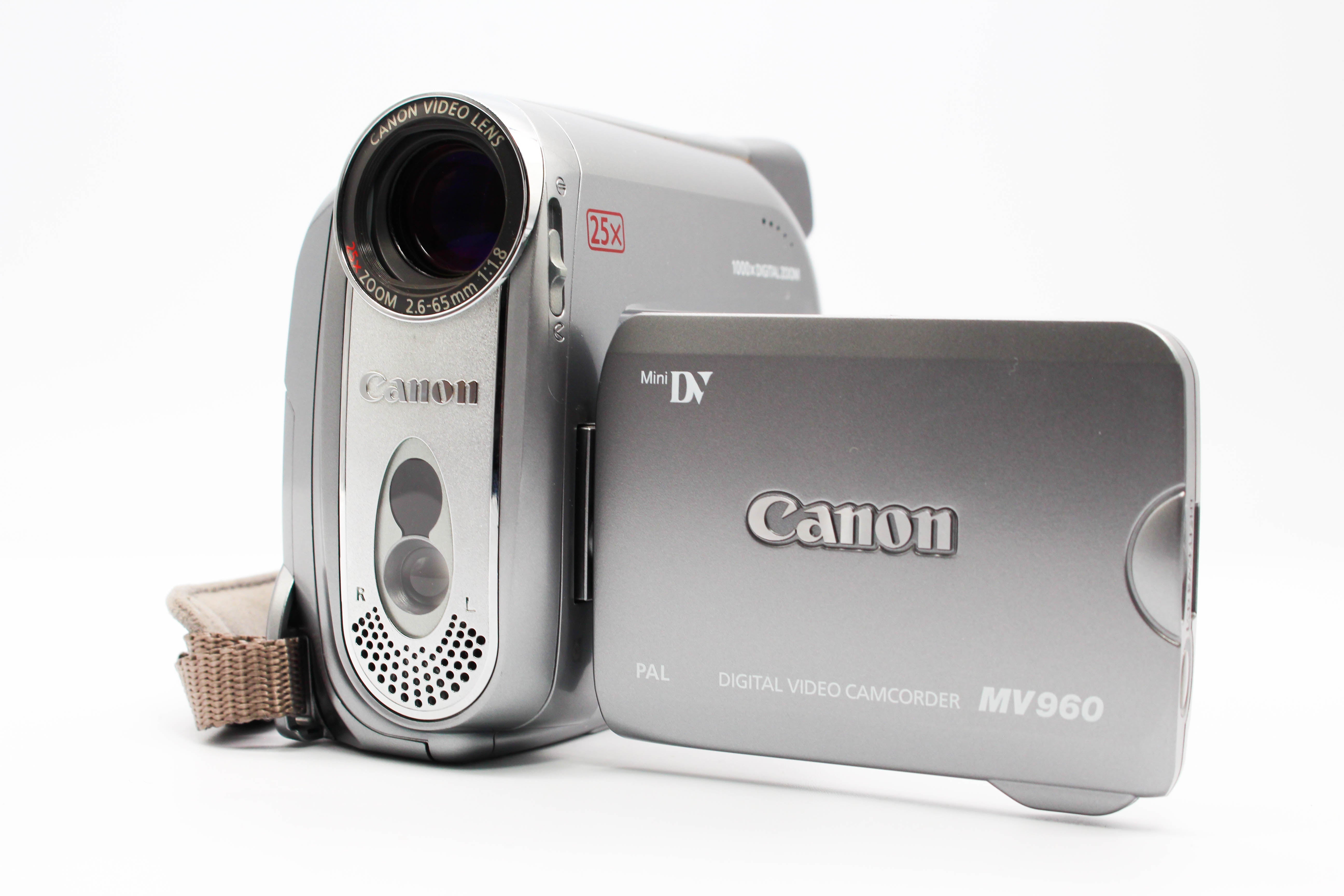 Canon MV960 MiniDV Video Handycam Camcorder Camera - Tested Bundle Excellent