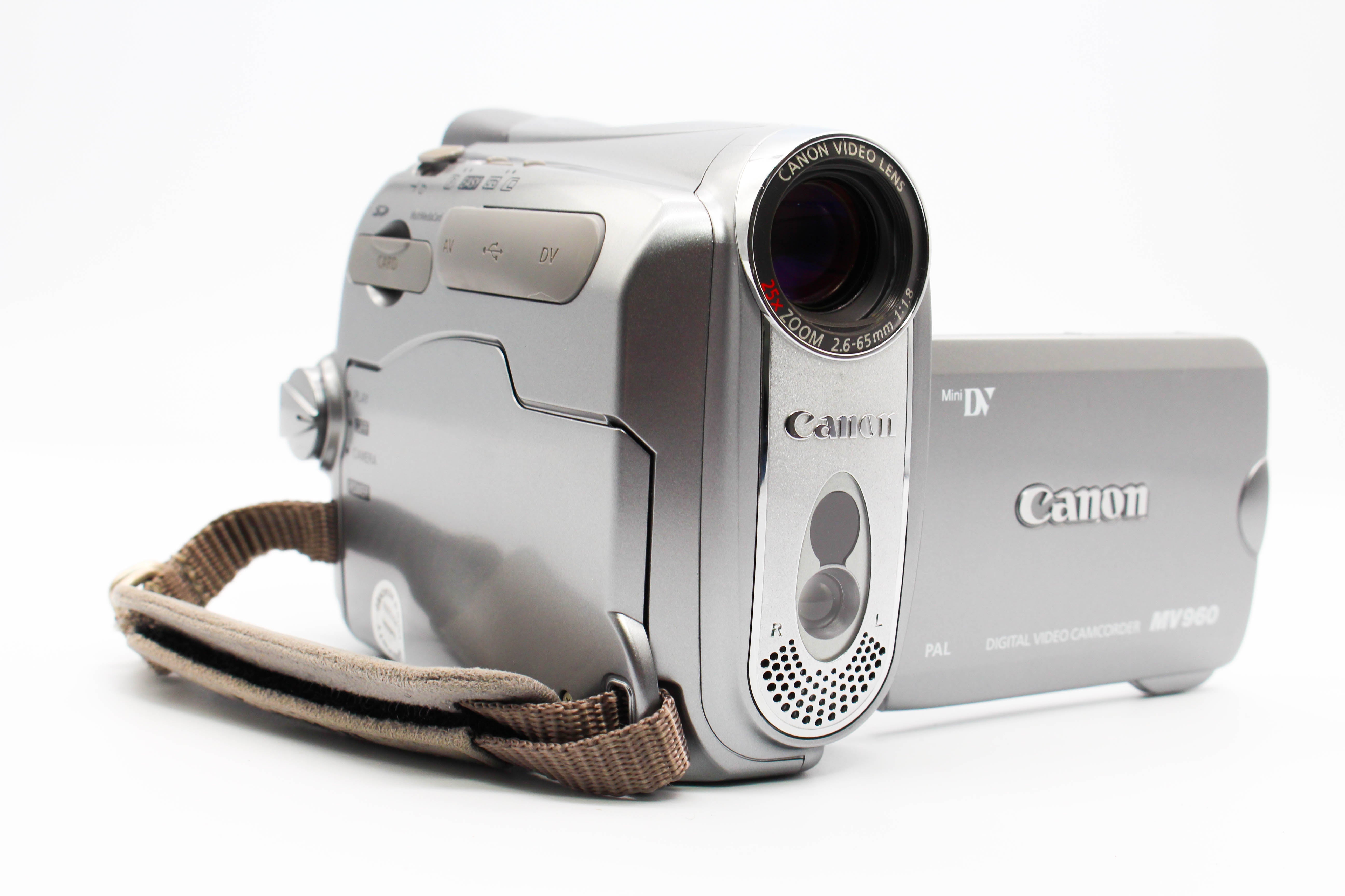 Canon MV960 MiniDV Video Handycam Camcorder Camera - Tested Bundle Excellent