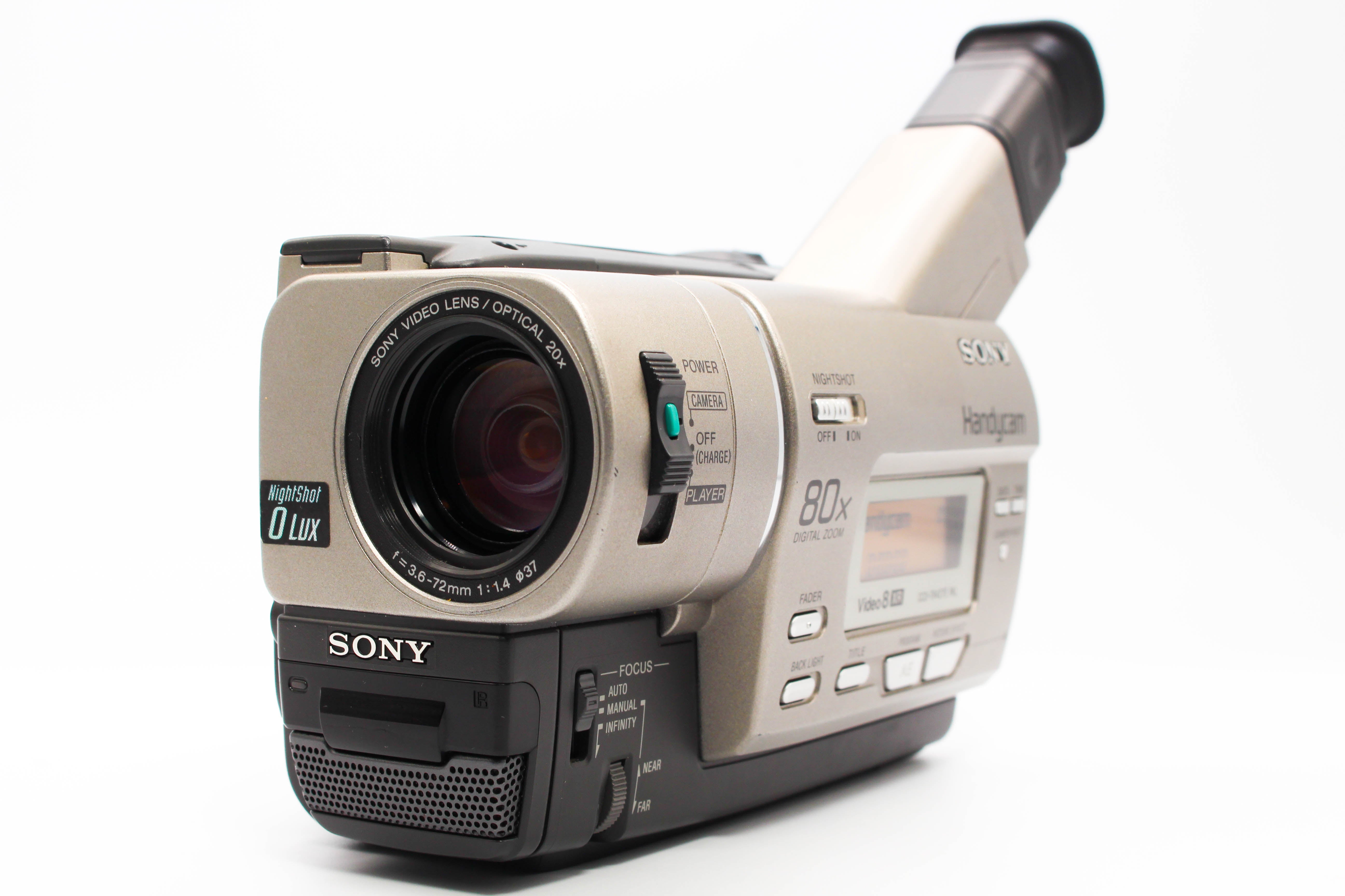 Sony DCR-TR427E Video8 8mm Handycam Camcorder Camera - Tested Bundle Excellent