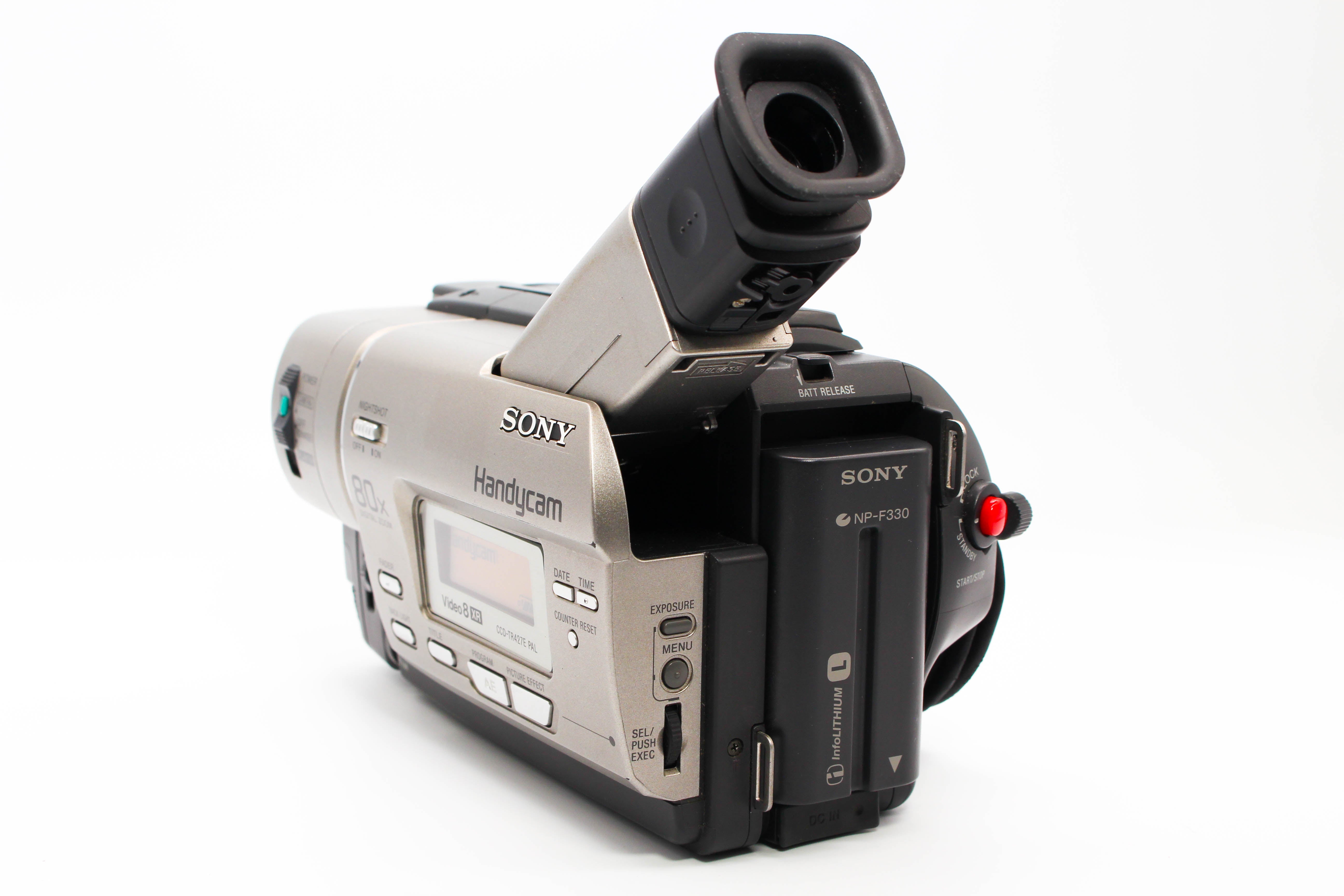Sony DCR-TR427E Video8 8mm Handycam Camcorder Camera - Tested Bundle Excellent