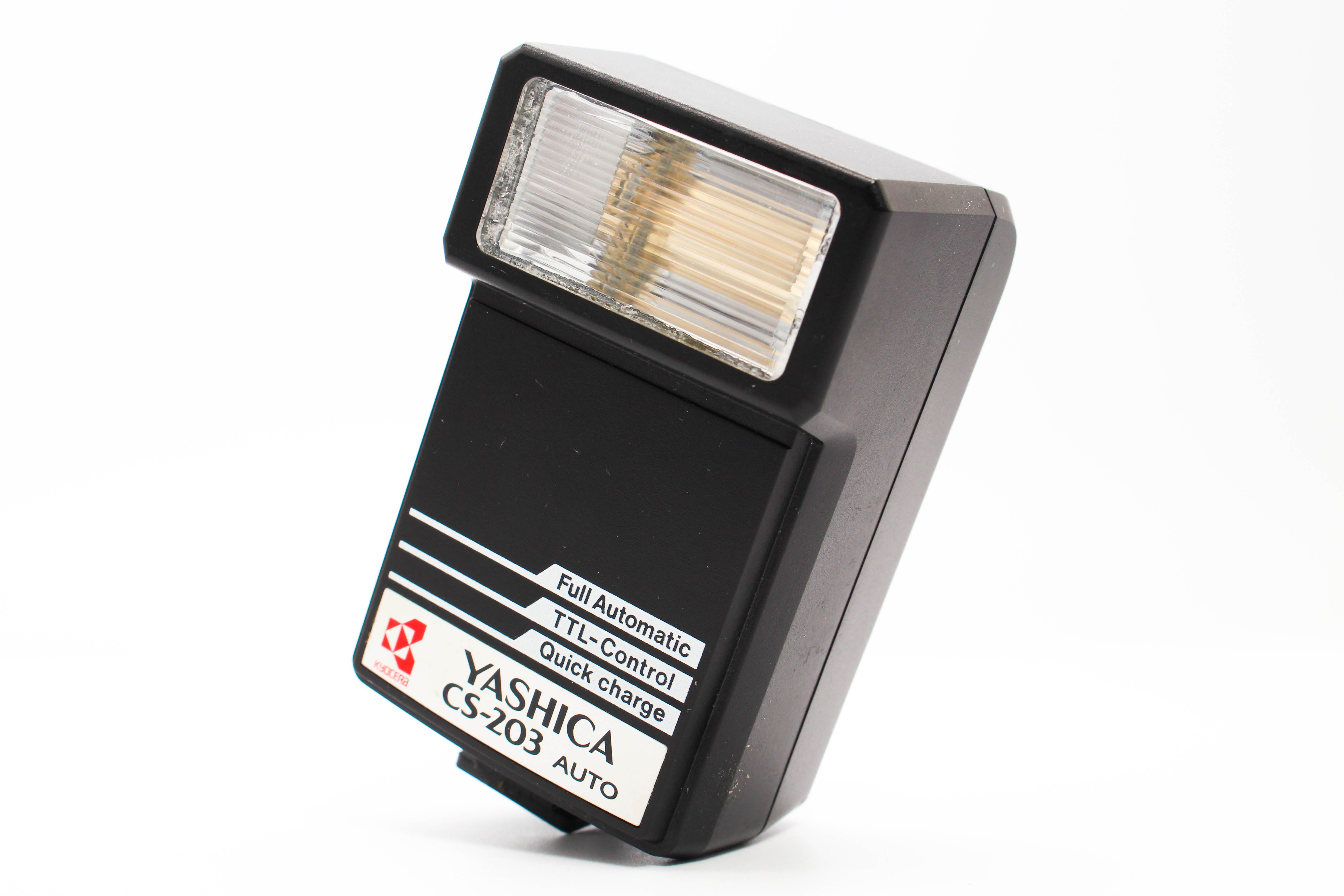 Yashica CS-203 Auto Electronic Flash For Vintage Film Photo Cameras - Tested Boxed