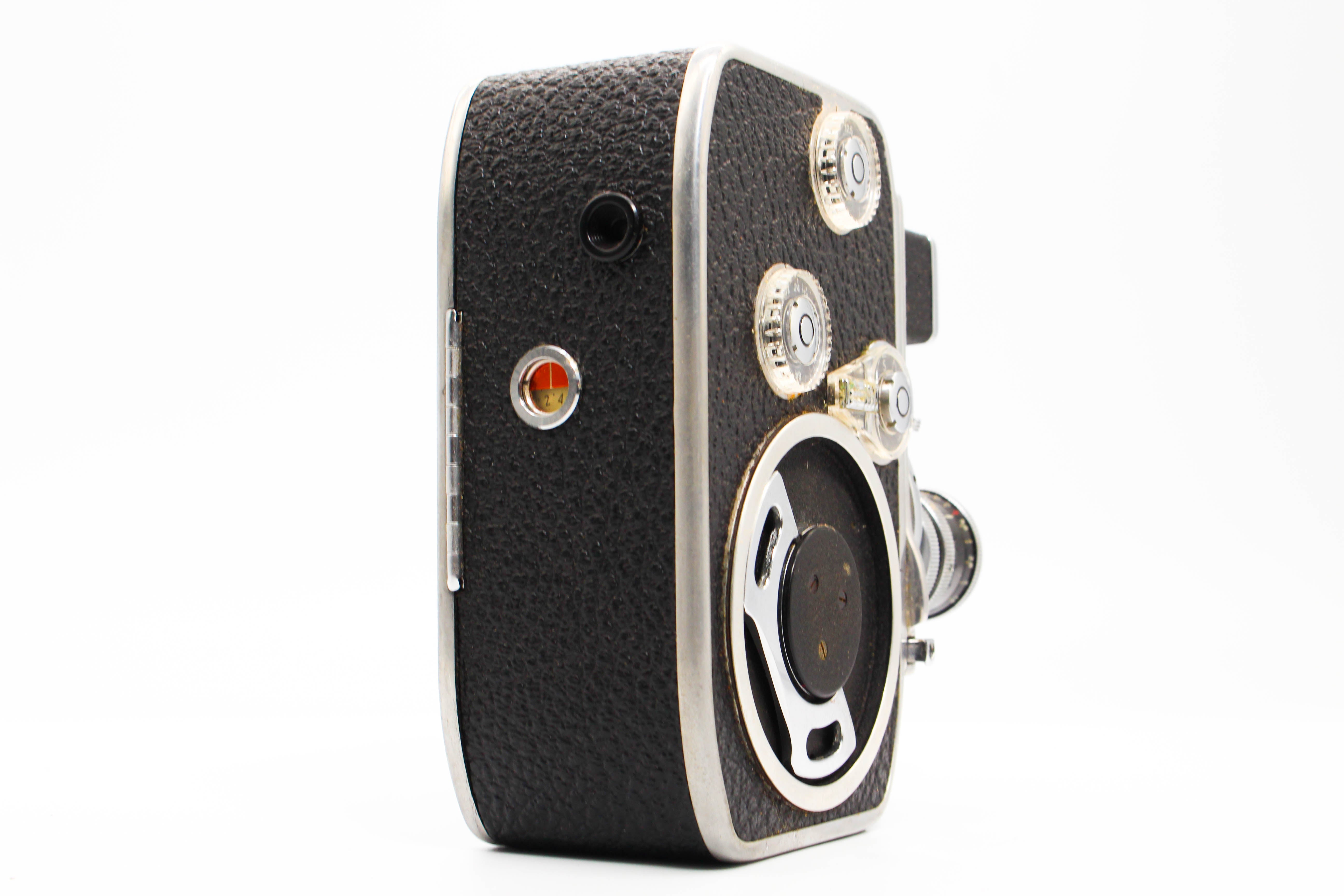 Paillard Bolex D8L Double 8mm Movie Cine Film Camera With 2 Lens - Tested Excellent