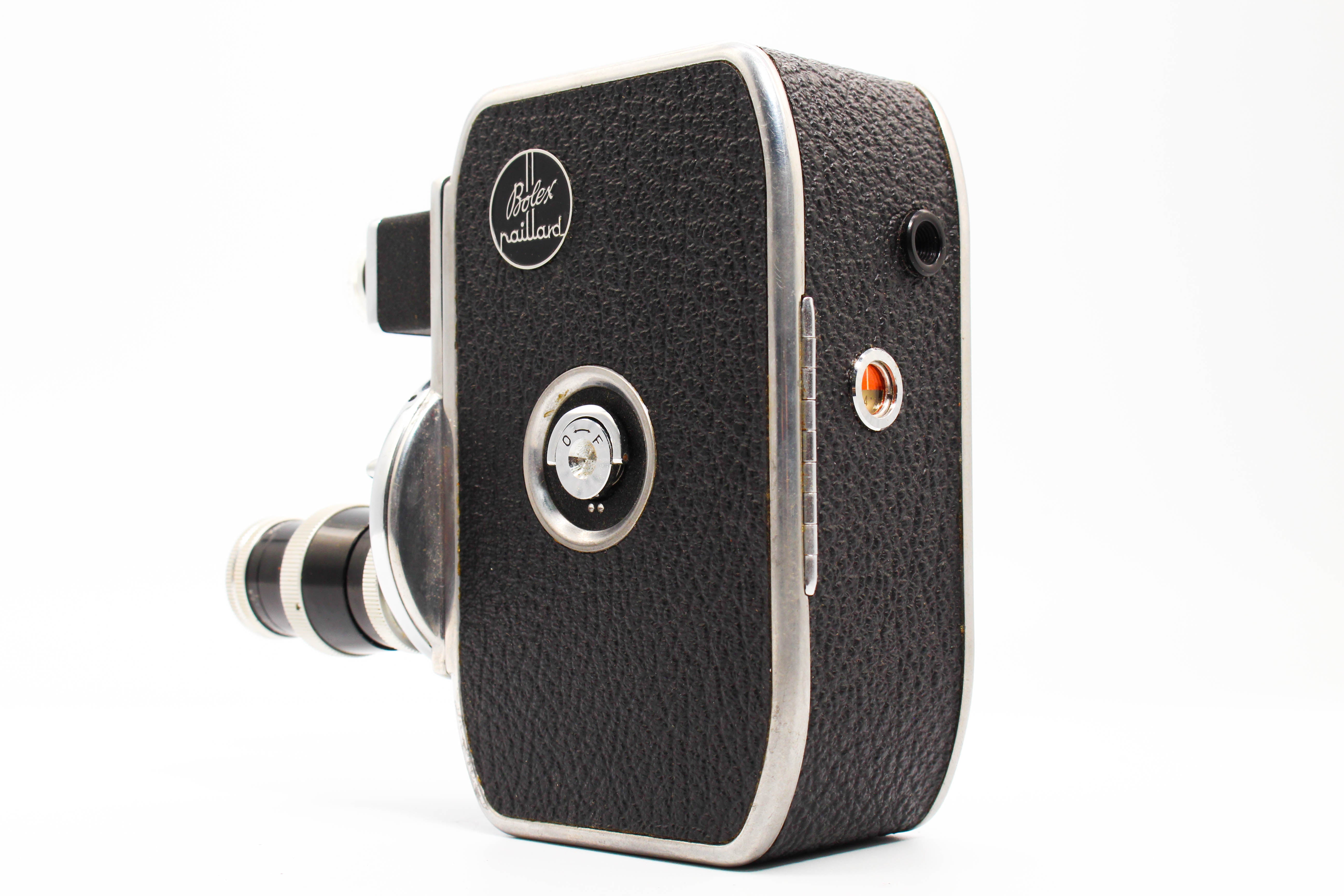 Paillard Bolex D8L Double 8mm Movie Cine Film Camera With 2 Lens - Tested Excellent