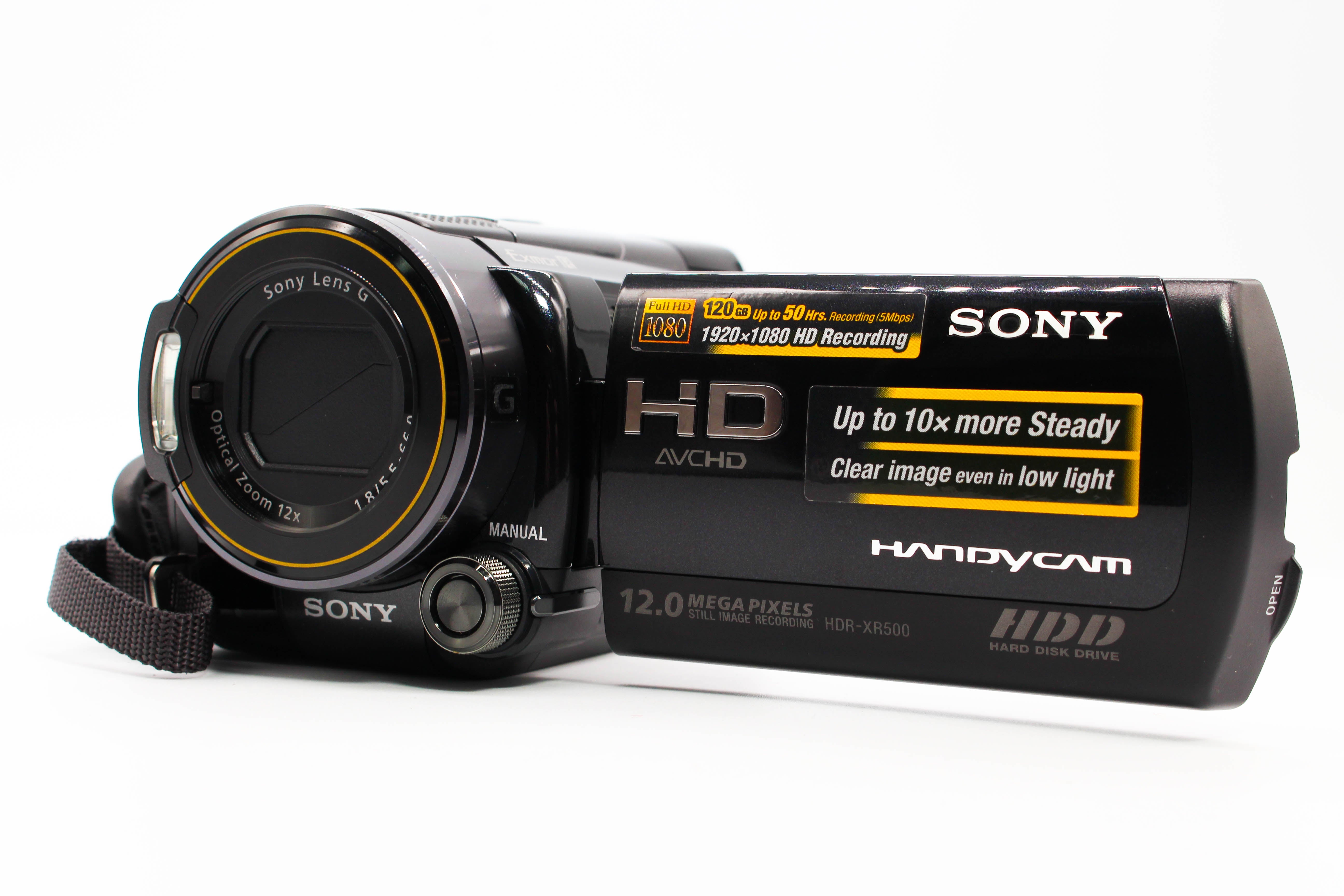 Sony HDR-XR500 HDD HD Digital Video Handycam Camcorder Camera - Tested Bundle Excellent