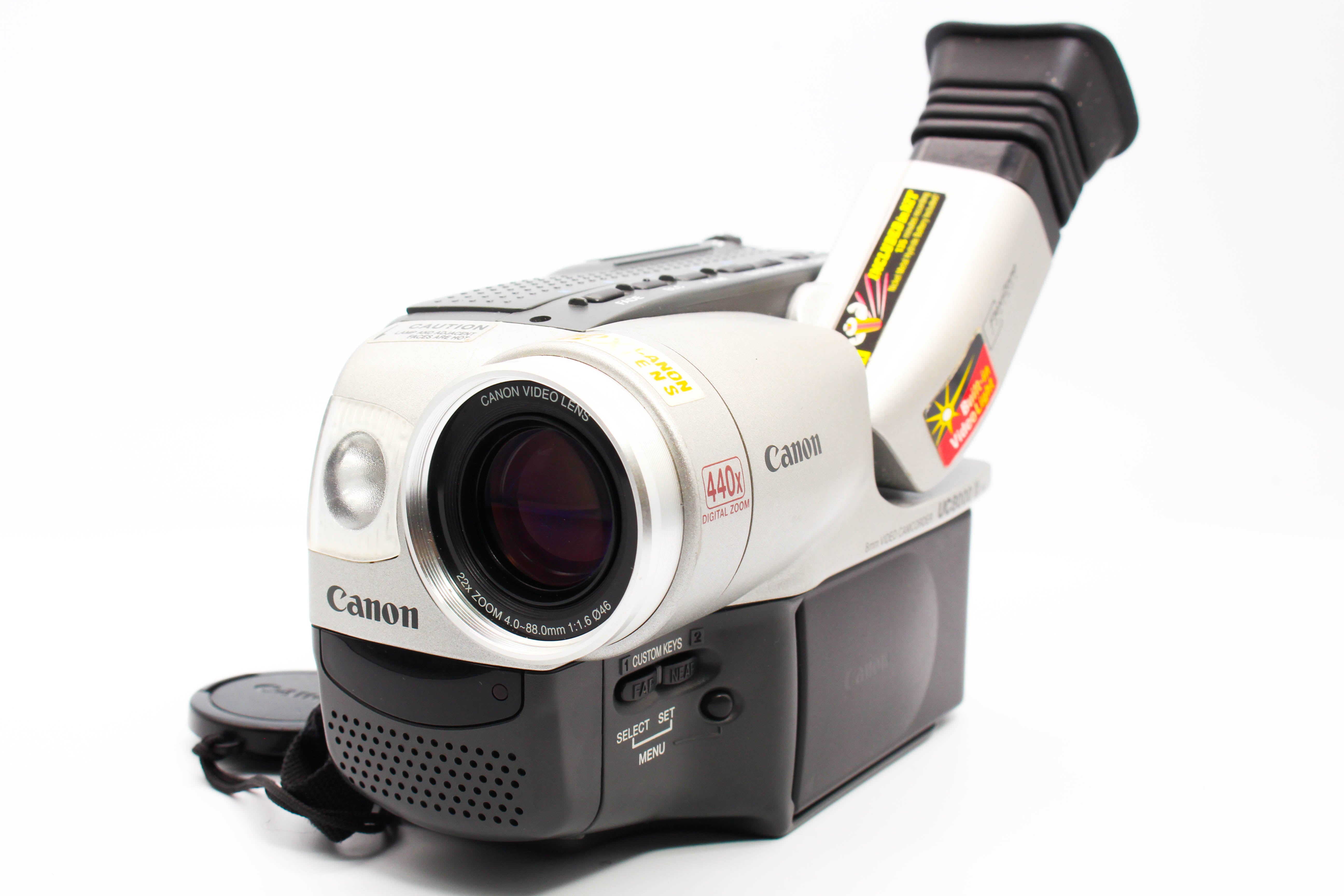 Canon UC8000E Video8 8mm Handycam Video Camcorder Camera - Tested Bundle Excellent